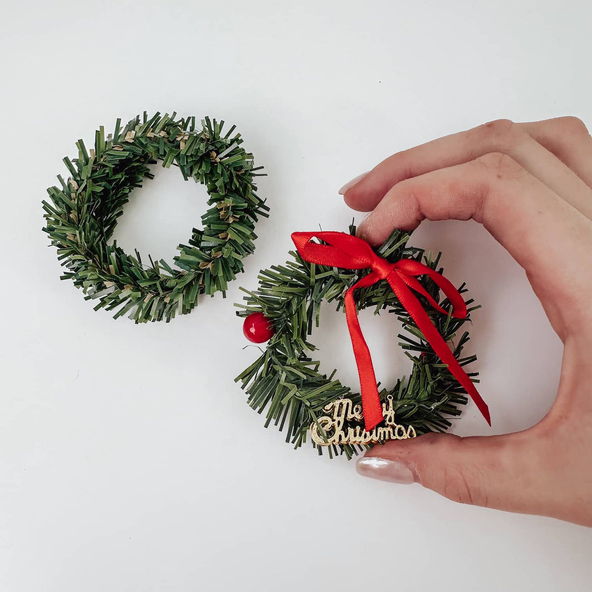 Wichtel Weihnachtsmarkt – Holz Zubehör im 2er-Set - lyllevenn
