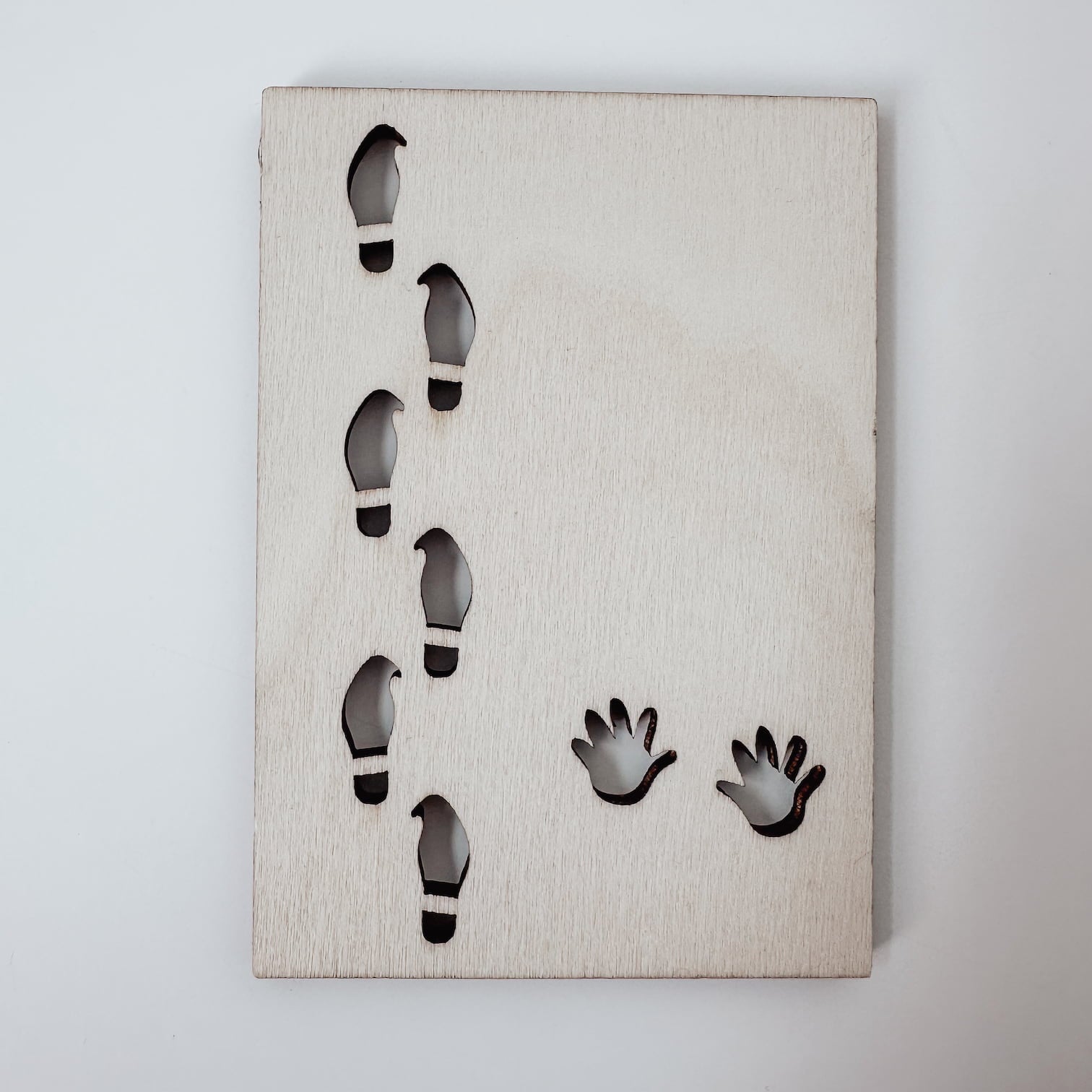 Wichtelspuren Set aus Holz – 3 - teiliges Wichtel - Zubehör für magische Momente - lyllevenn