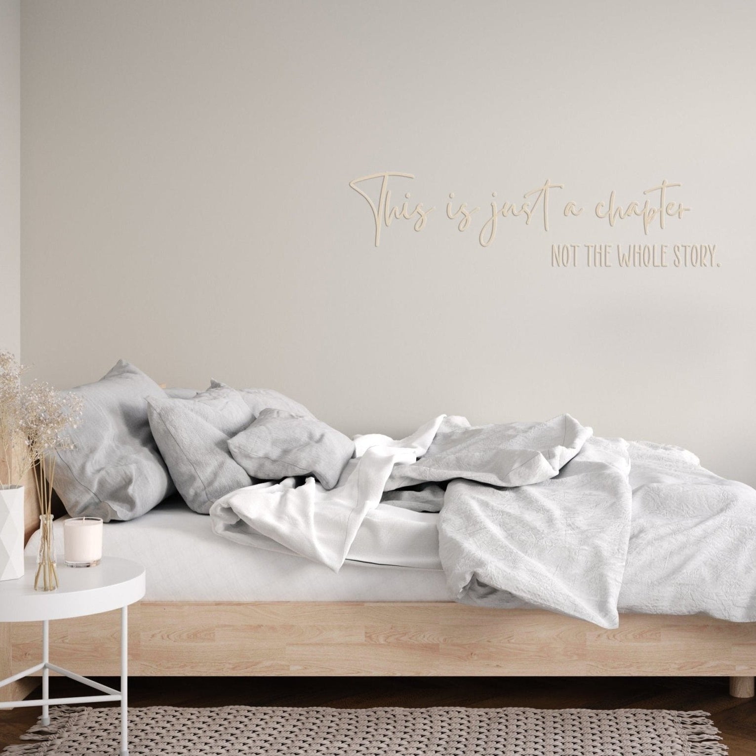 3D Holz Schriftzug - This is just a chapter - lyllevenn