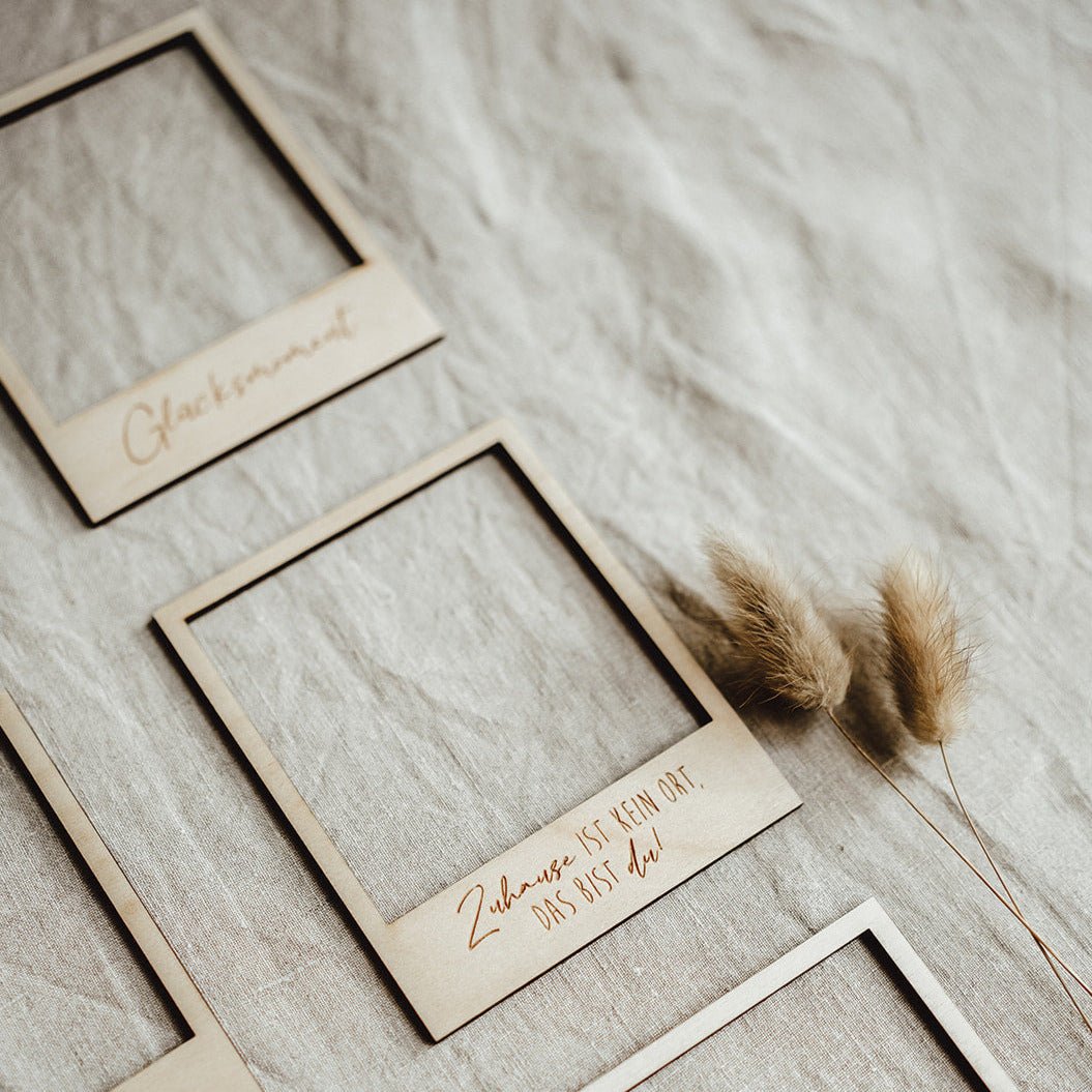 3er Set Polaroid Rahmen aus Holz | Fotorahmen - SET - lyllevenn-store
