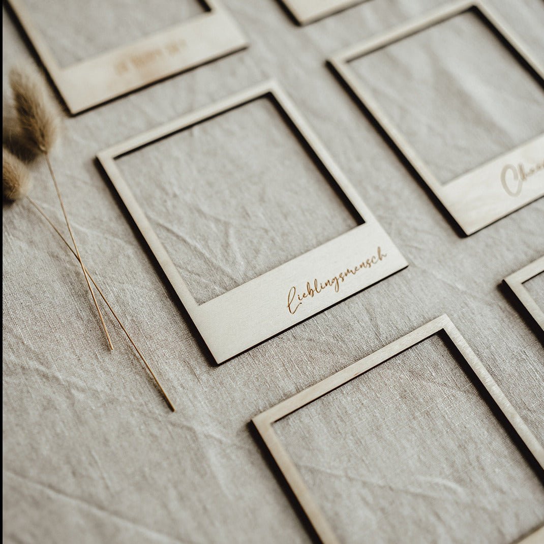 3er Set Polaroid Rahmen aus Holz | Fotorahmen - SET - lyllevenn-store