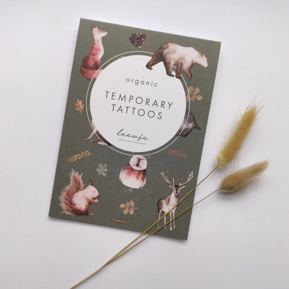 Kindertattoo – WALDTIERE