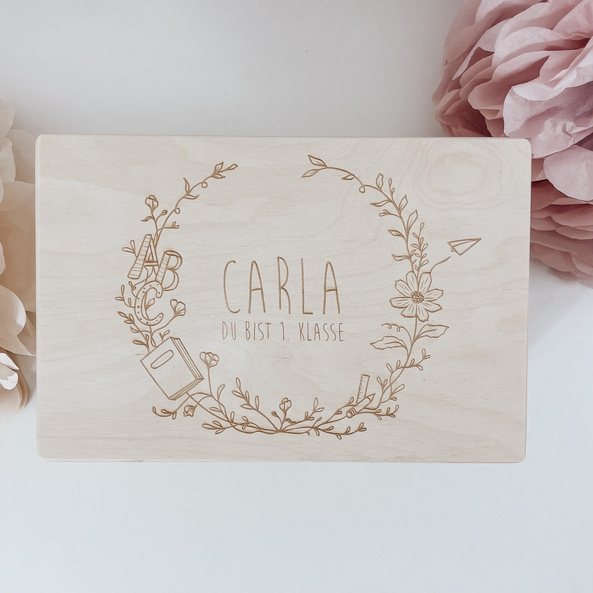 Holzkiste | Blumenranz - EINSCHULUNG - lyllevenn-store