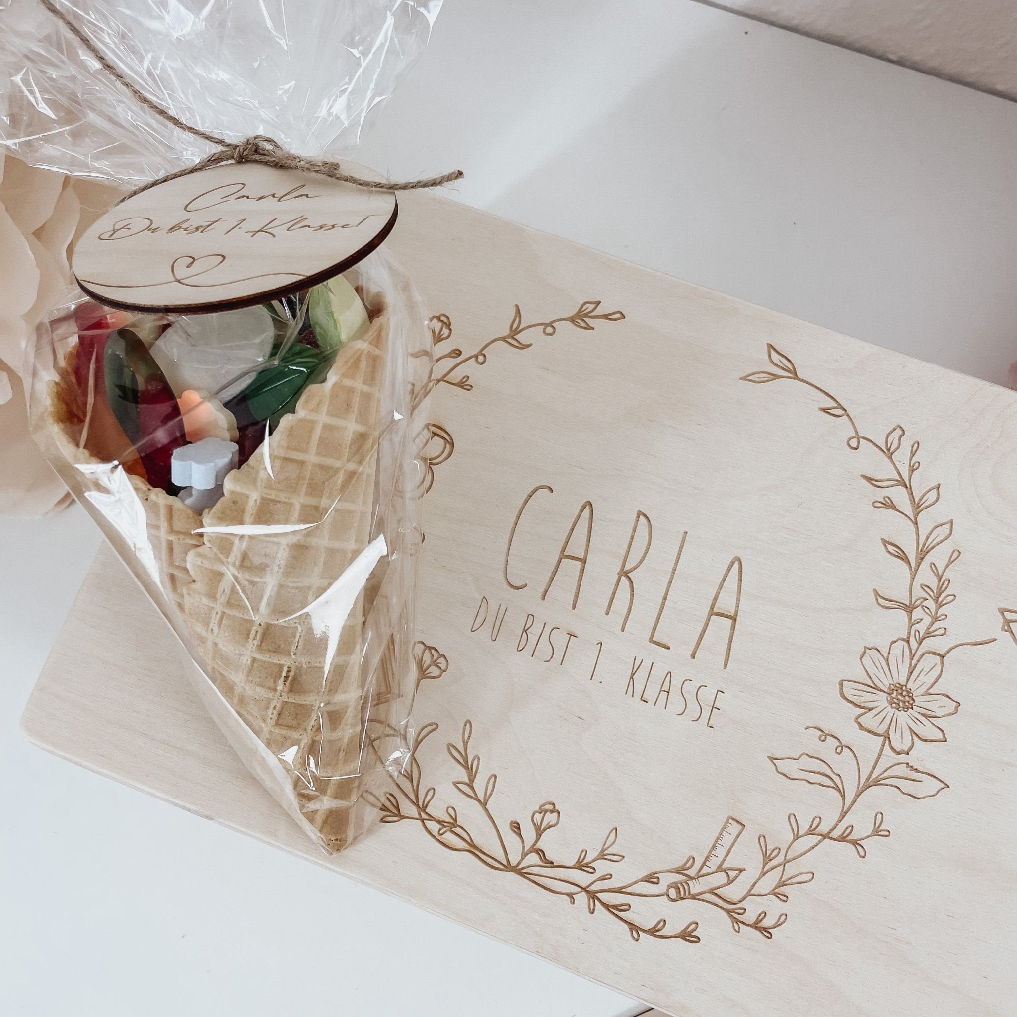 Holzkiste | Blumenranz - EINSCHULUNG - lyllevenn-store