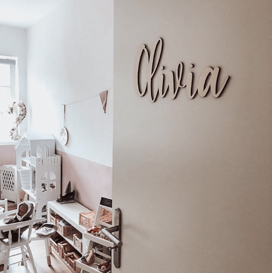 Individuelle Dekoideen Schriftzug | Holz - Wunschname - in XXL im lyllevenn-store
