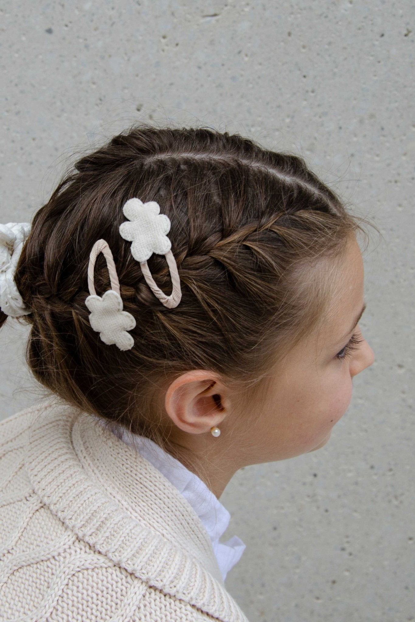 Kinder Haarspangen | Teddyplüsch | Cloud Clips - lyllevenn-store