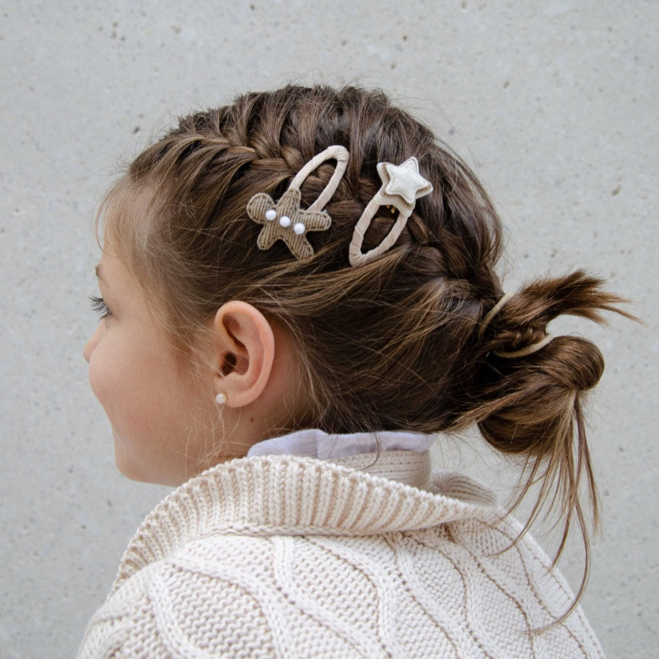Kinderhaarspangen | Lebkuchenmann | Haaraccessoires | Spangen | Haarspangen für Kinder - lyllevenn-store