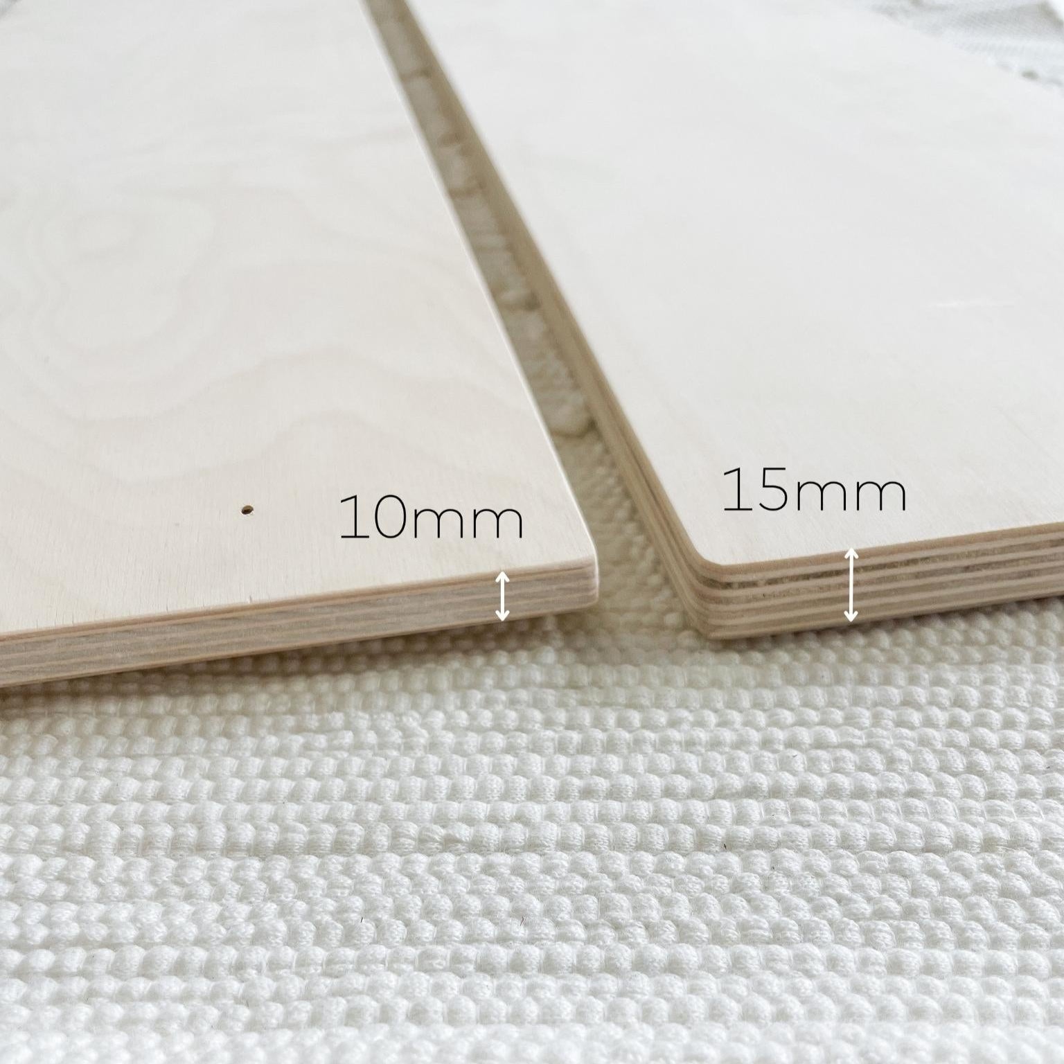 Kindermesslatte Holz personalisiert - Wood & Tales - lyllevenn