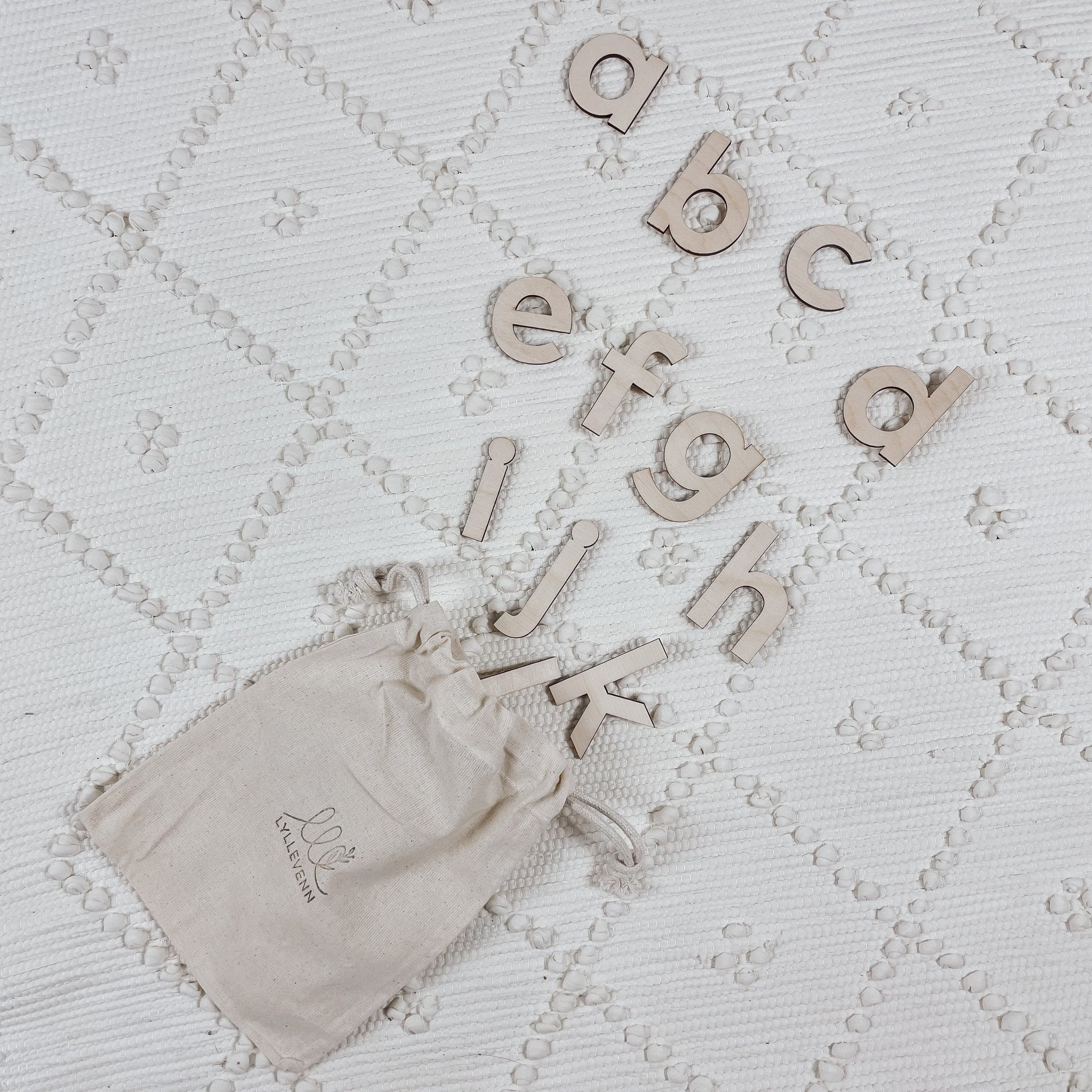 Legespiel Holz - abc - lyllevenn