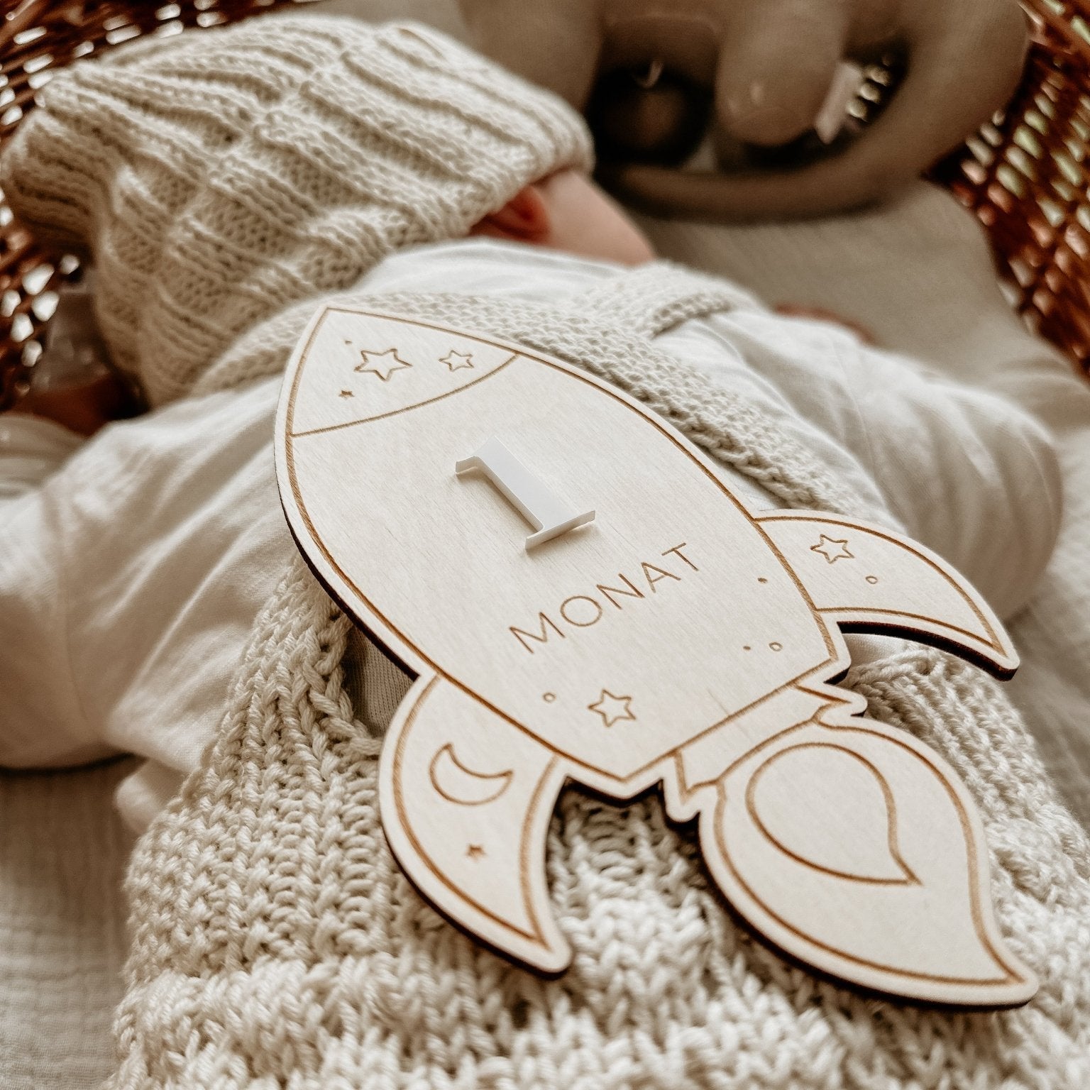 Meilensteine Newborn | Meilensteinkarten Baby | Babys erstes Jahr | Geschenk Geburt – RAKETE - lyllevenn-store