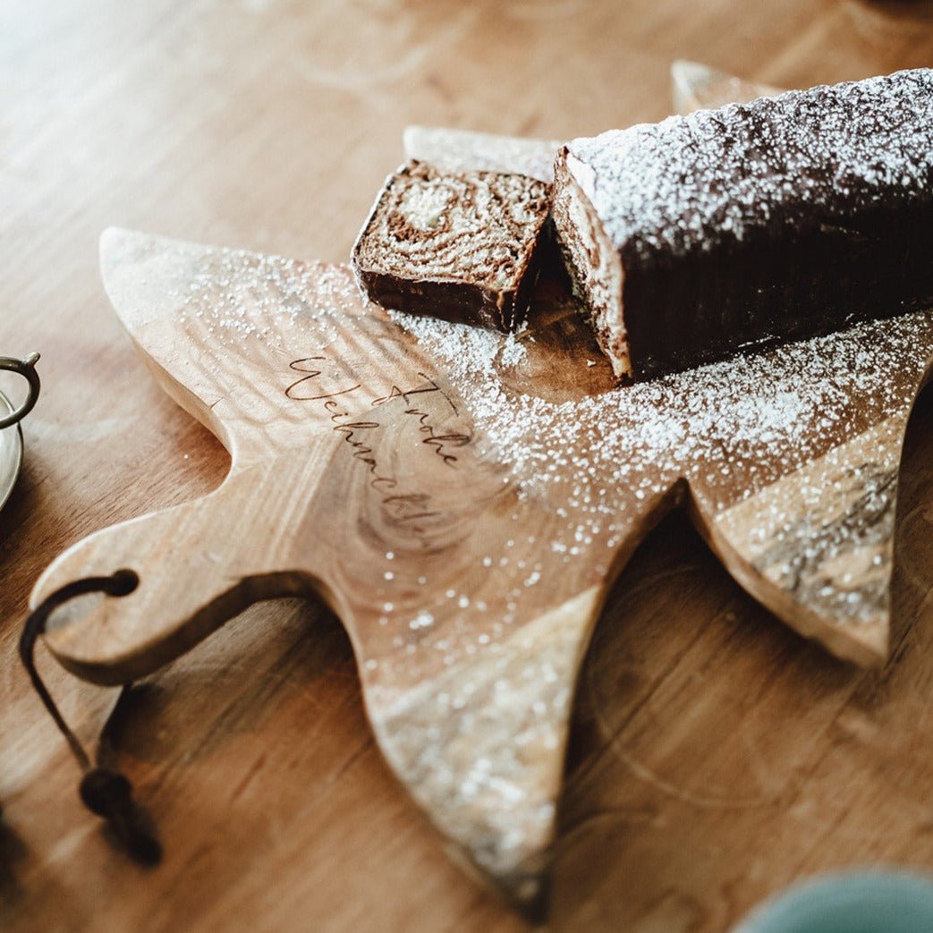 Personalisiertes Servierbrett – Tannenbaum - lyllevenn