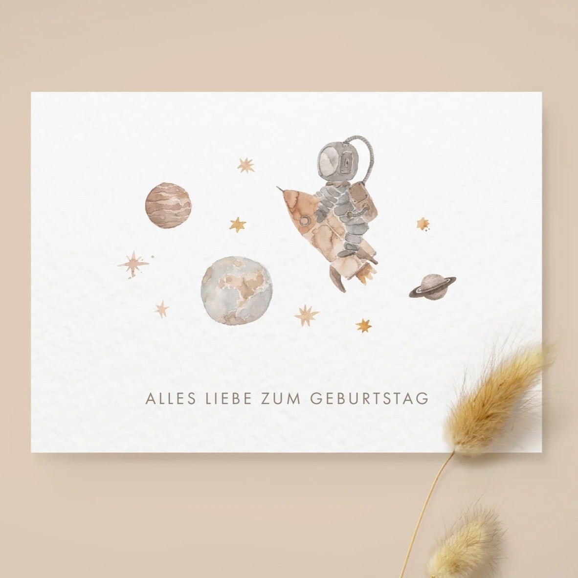 Postkarte Geburtstag – WELTALL - lyllevenn