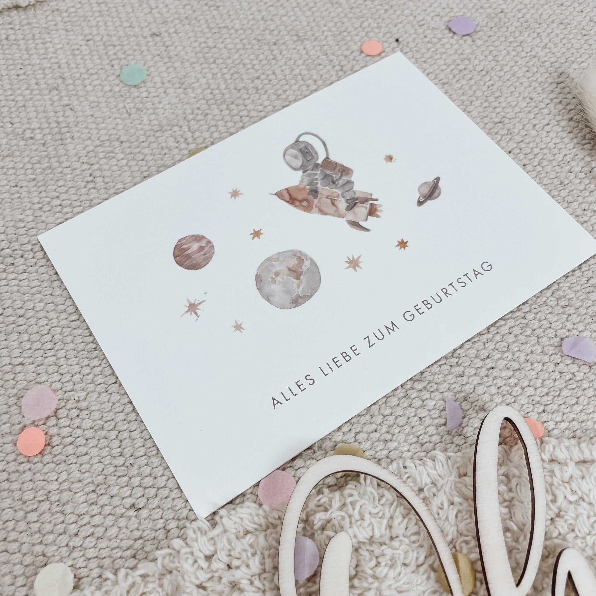 Postkarte | Karte Glückwunsch | WELTALL - lyllevenn-store