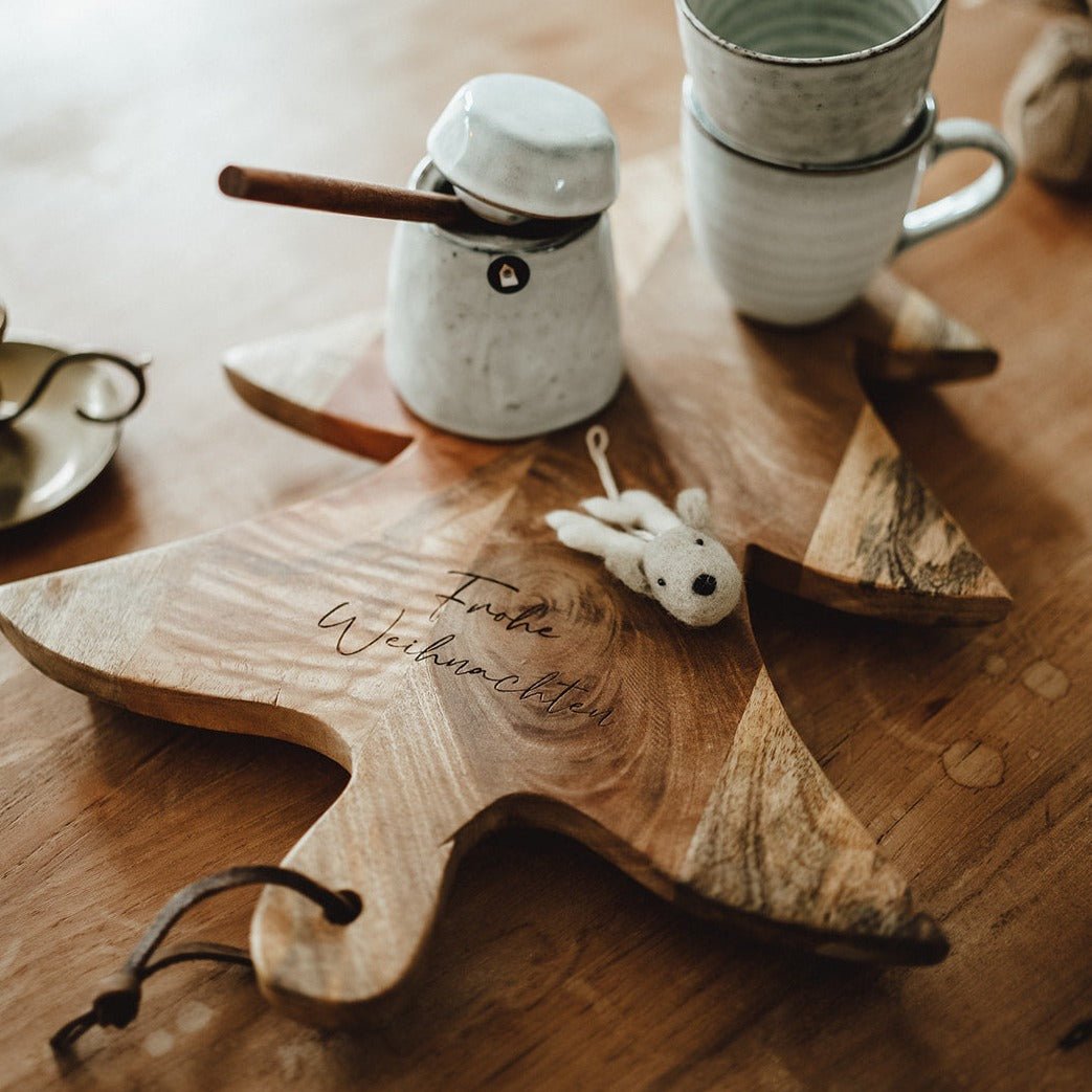 Schneidebrett | Holzbrett | Servierbrettchen – TANNENBAUM - lyllevenn-store