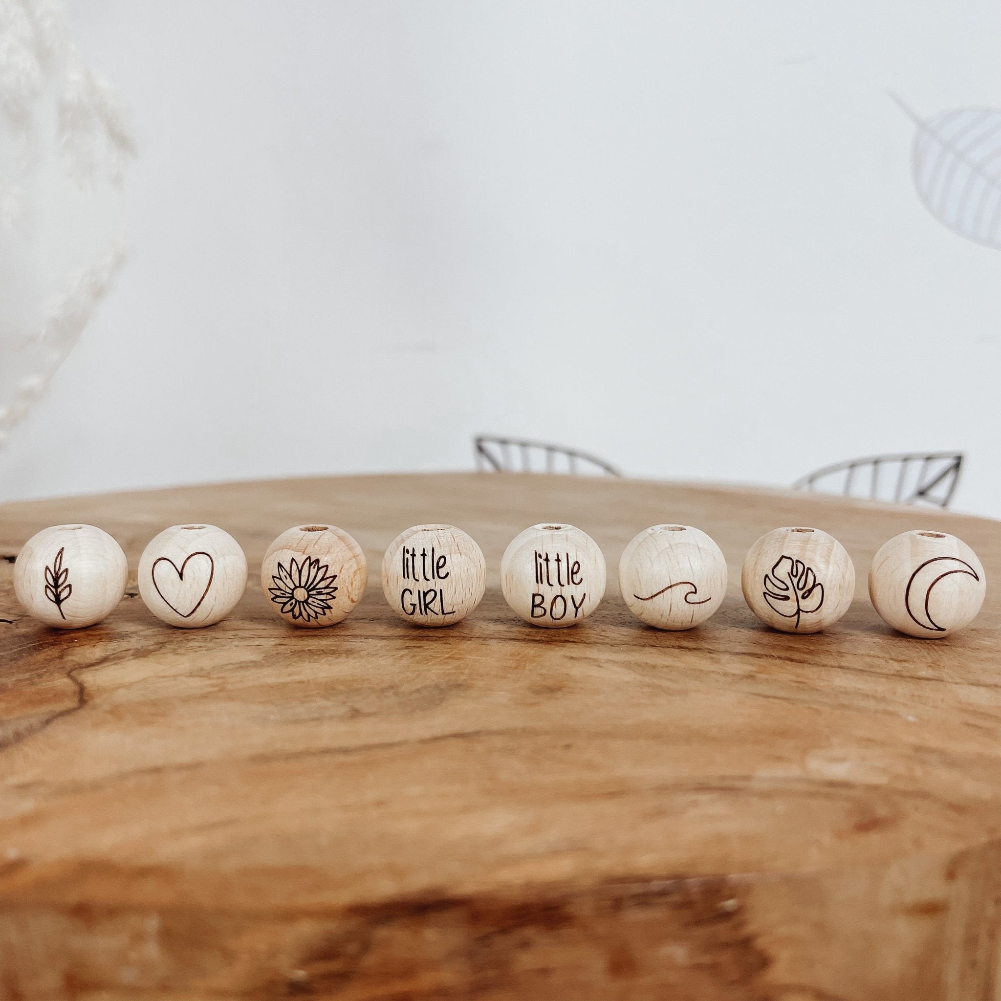 Schnullerkette | Parcifer | Schnullerhalter | naturbelassen | personalisierbar – PURE - lyllevenn-store