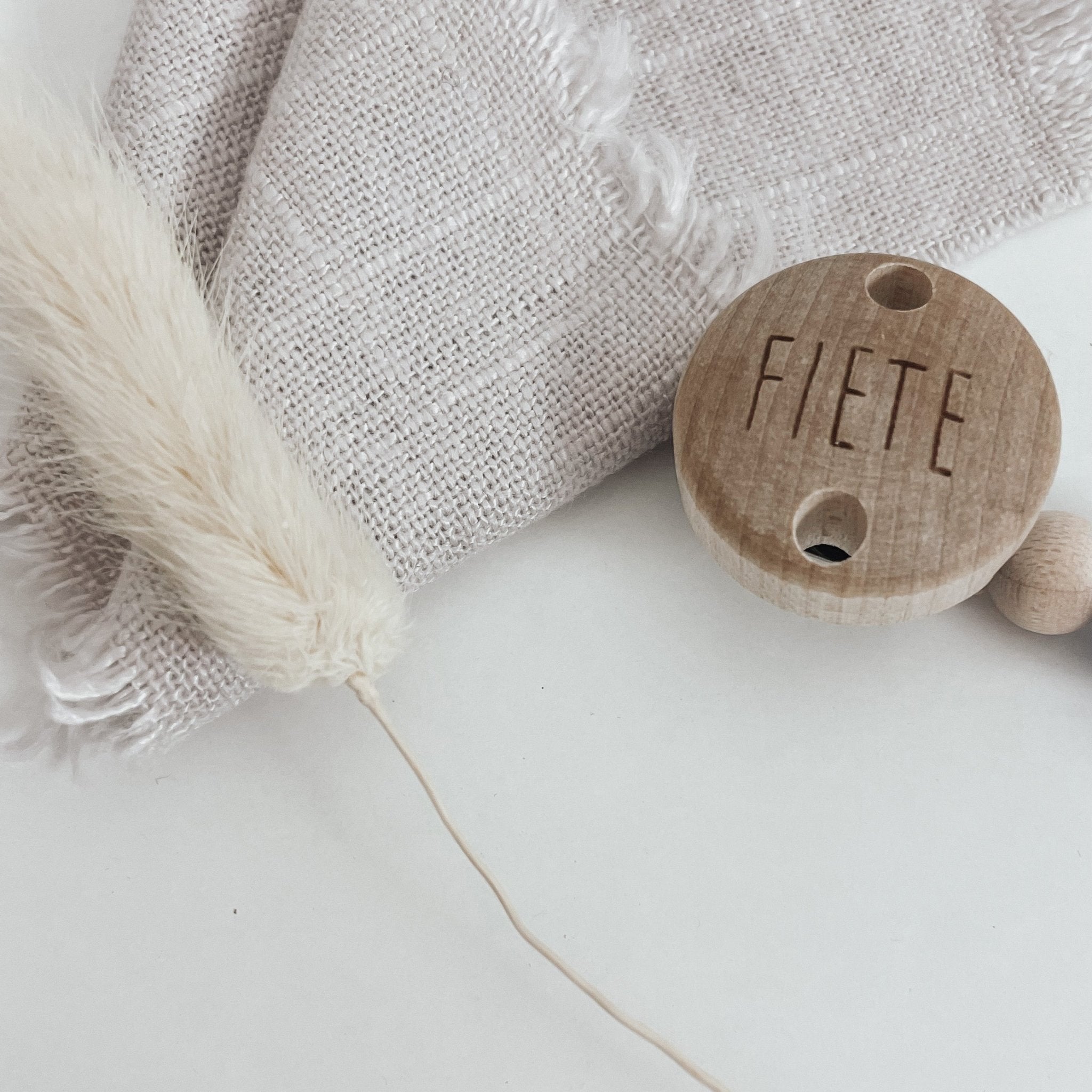 Schnullerkette | Parcifer | Schnullerhalter | naturbelassen | personalisierbar – PURE - lyllevenn-store