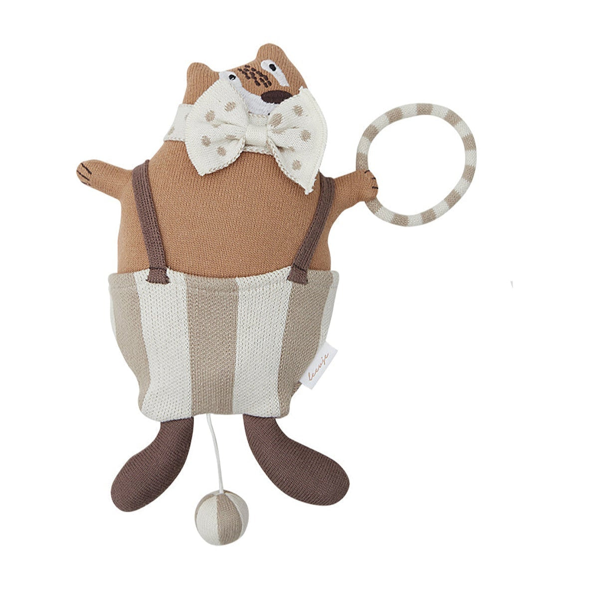 Spieluhr "Bär" | Kuscheltier | Einschlafhilfe | Moon River | Zirkus-Bär - lyllevenn-store