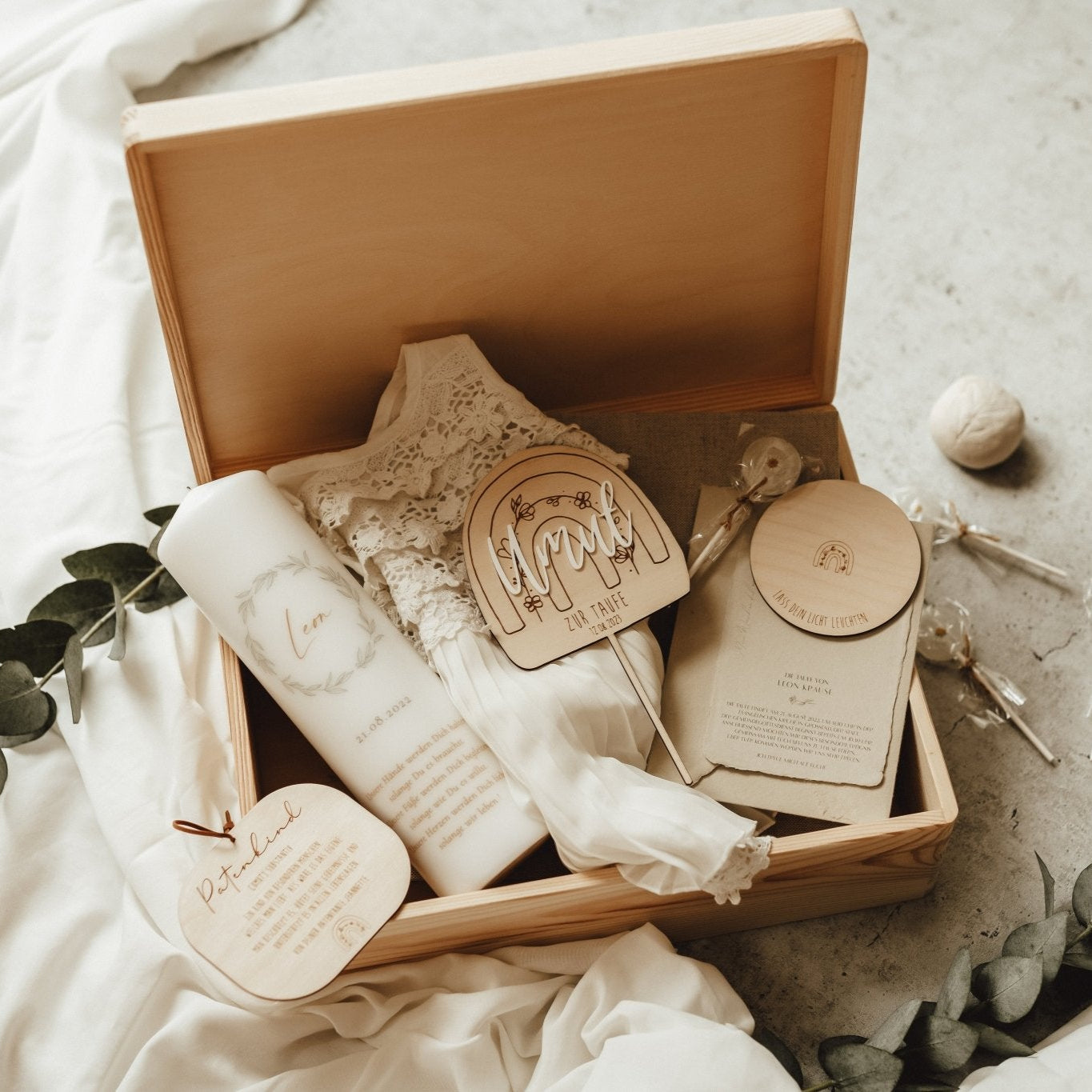 Taufe Caketopper | Kuchenstecker | Regenbogen | Dekoration Taufe Konfirmation Kommunion | Tortendekorstion | Torte - lyllevenn-store