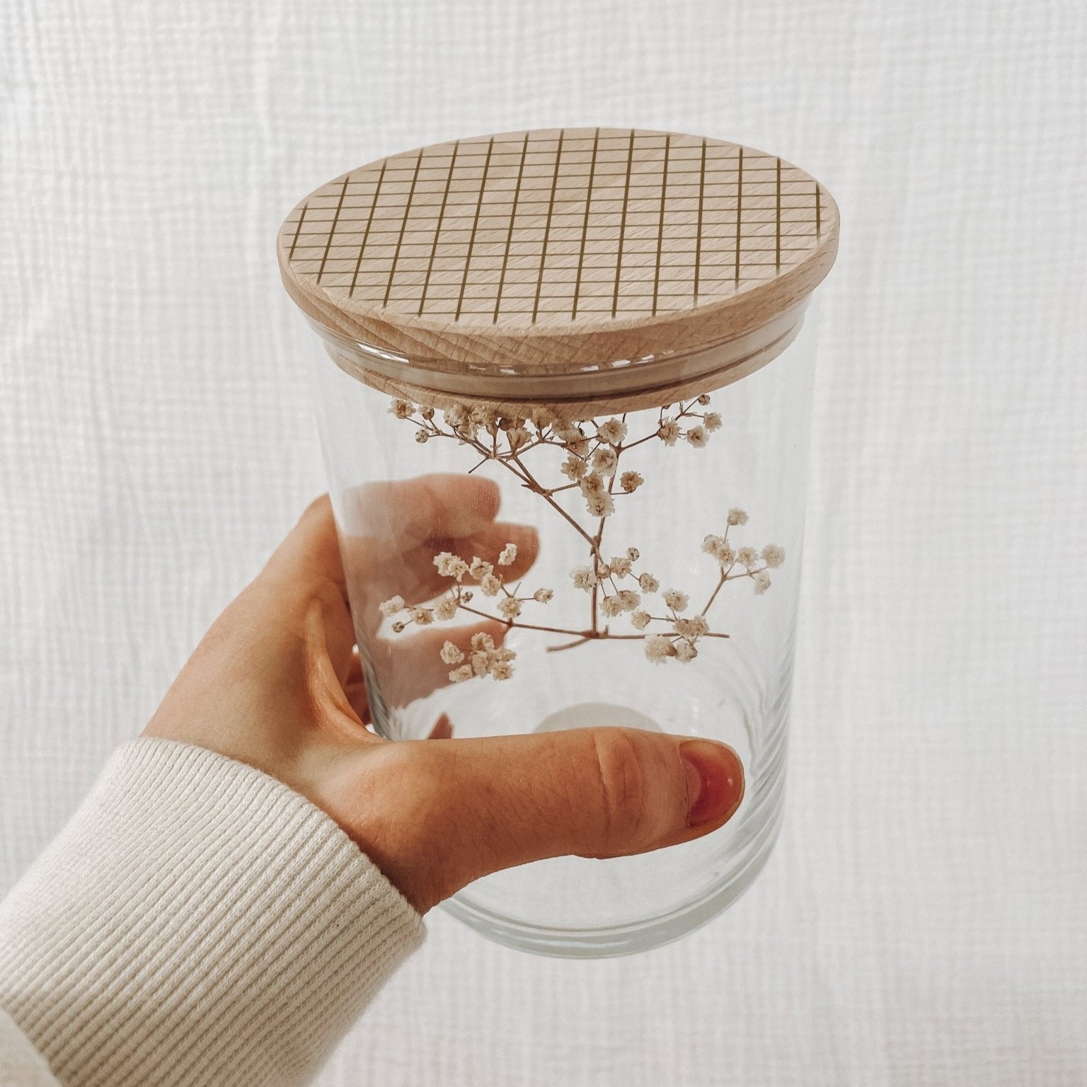 Vorratsglas, Geschenk Freundin, Leo-Look, Muster Design, Aufbewahrung – LEOPARD | KARIERT - lyllevenn-store