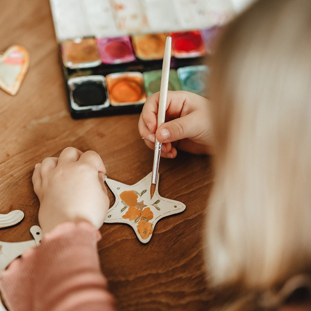 Weihnachtsanhänger | Baumschmuck | Christmas Ornaments | kreative DIY Anhänger zum Ausmalen für Kinder - SET - lyllevenn-store