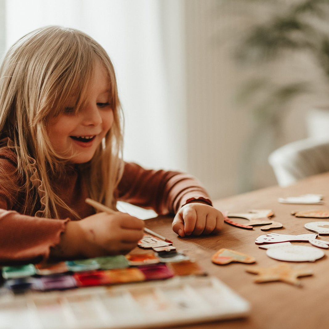Weihnachtsanhänger | Baumschmuck | Christmas Ornaments | kreative DIY Anhänger zum Ausmalen für Kinder - SET - lyllevenn-store