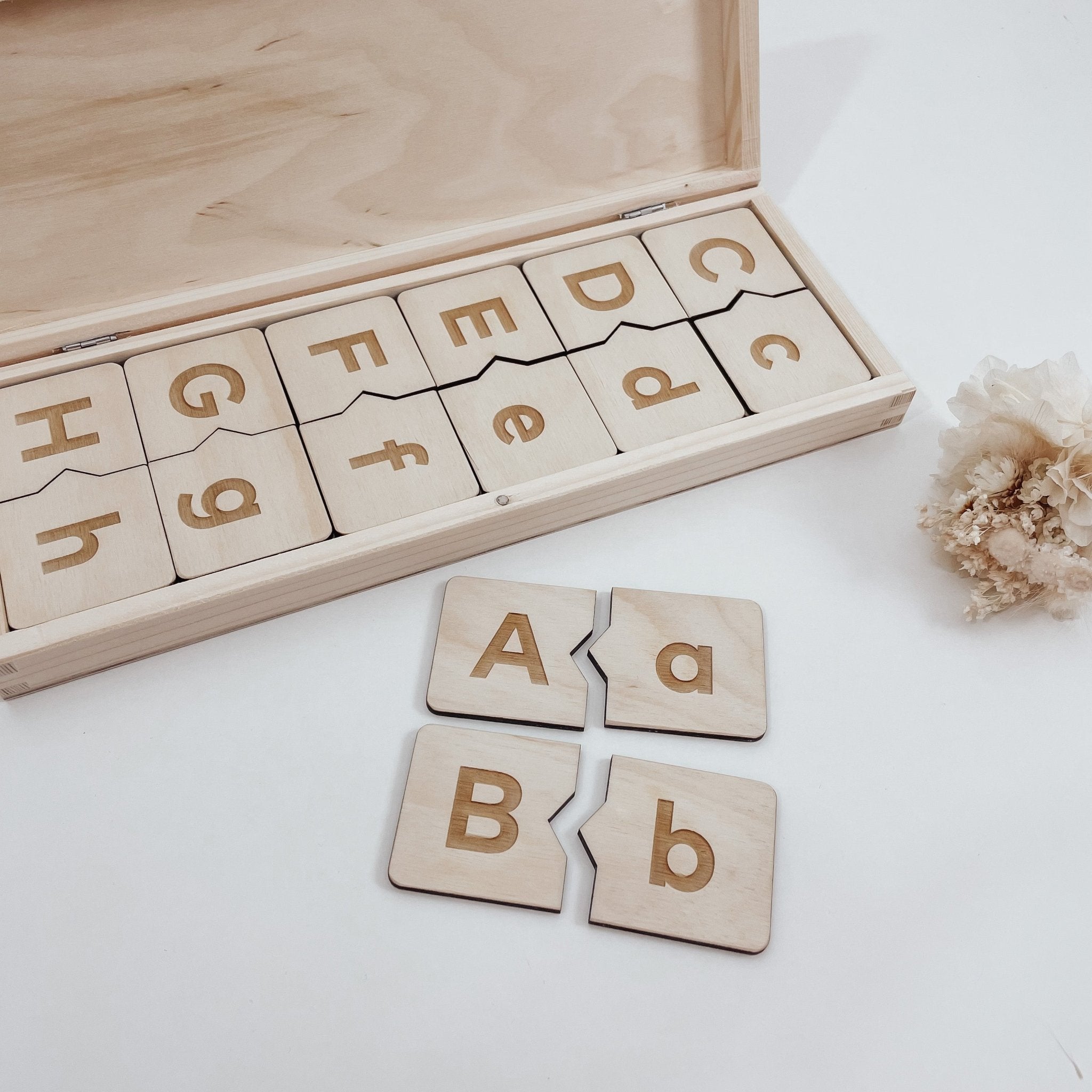 Zuordnungspuzzle | Buchstaben | Groß,- und Kleinschreibung – LETTERS - lyllevenn-store