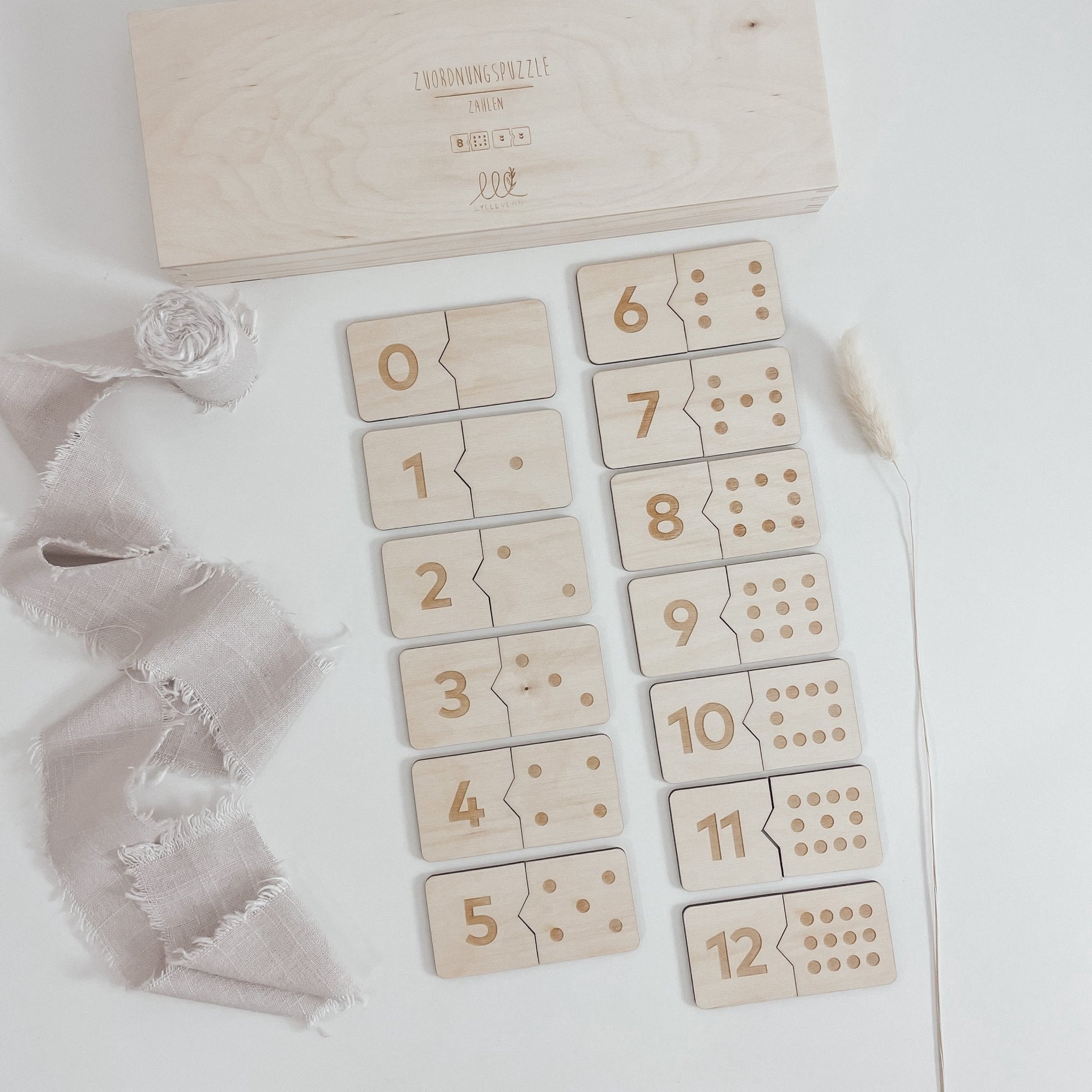 Zuordnungspuzzle | Lernspielzeug | Mengenerkennung – ZAHLEN - lyllevenn-store