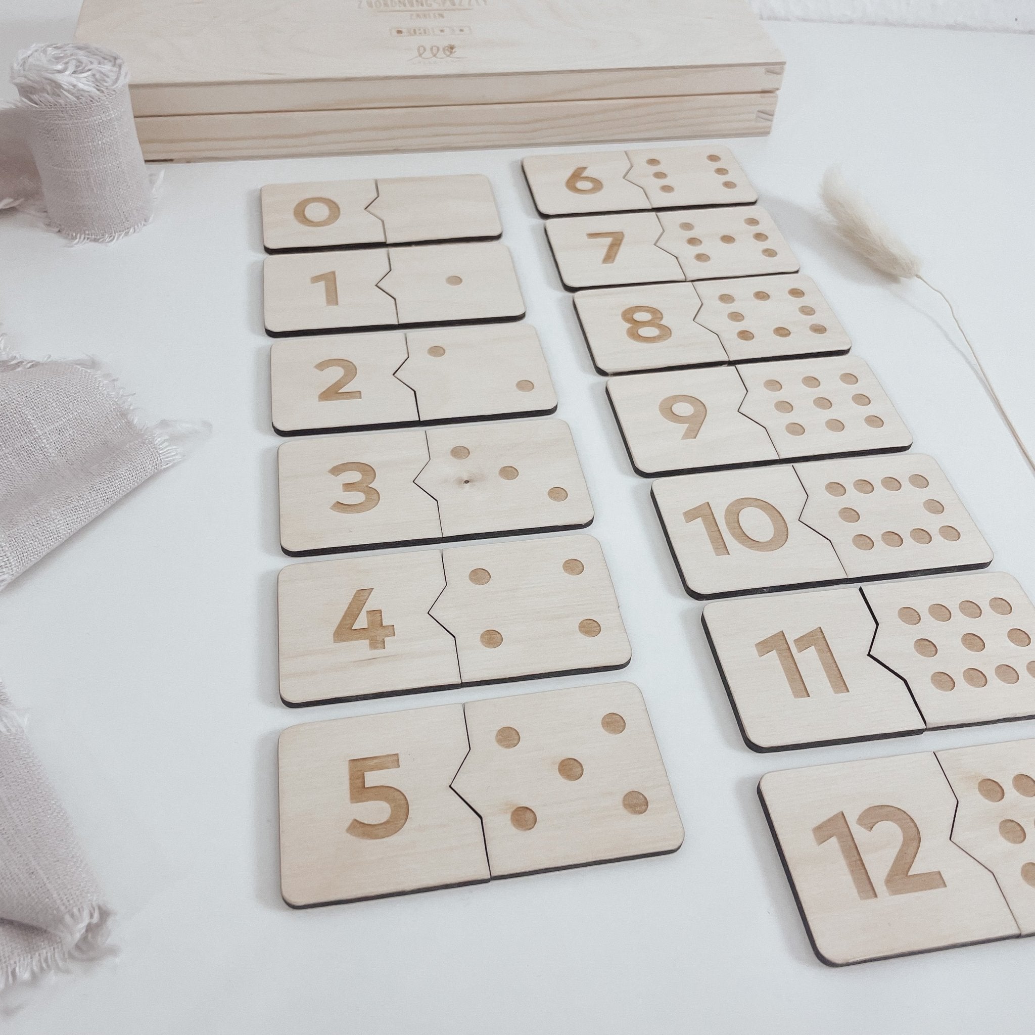 Zuordnungspuzzle | Lernspielzeug | Mengenerkennung – ZAHLEN - lyllevenn-store