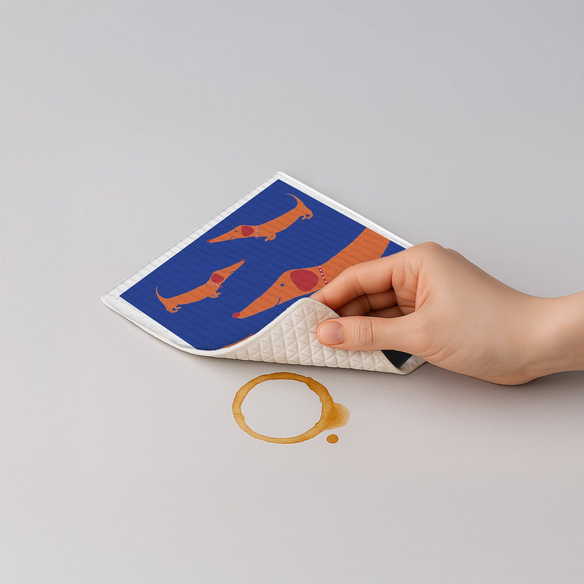 Schwammtuch, Dackel Nr. 10 – Nachhaltigkeit trifft Design