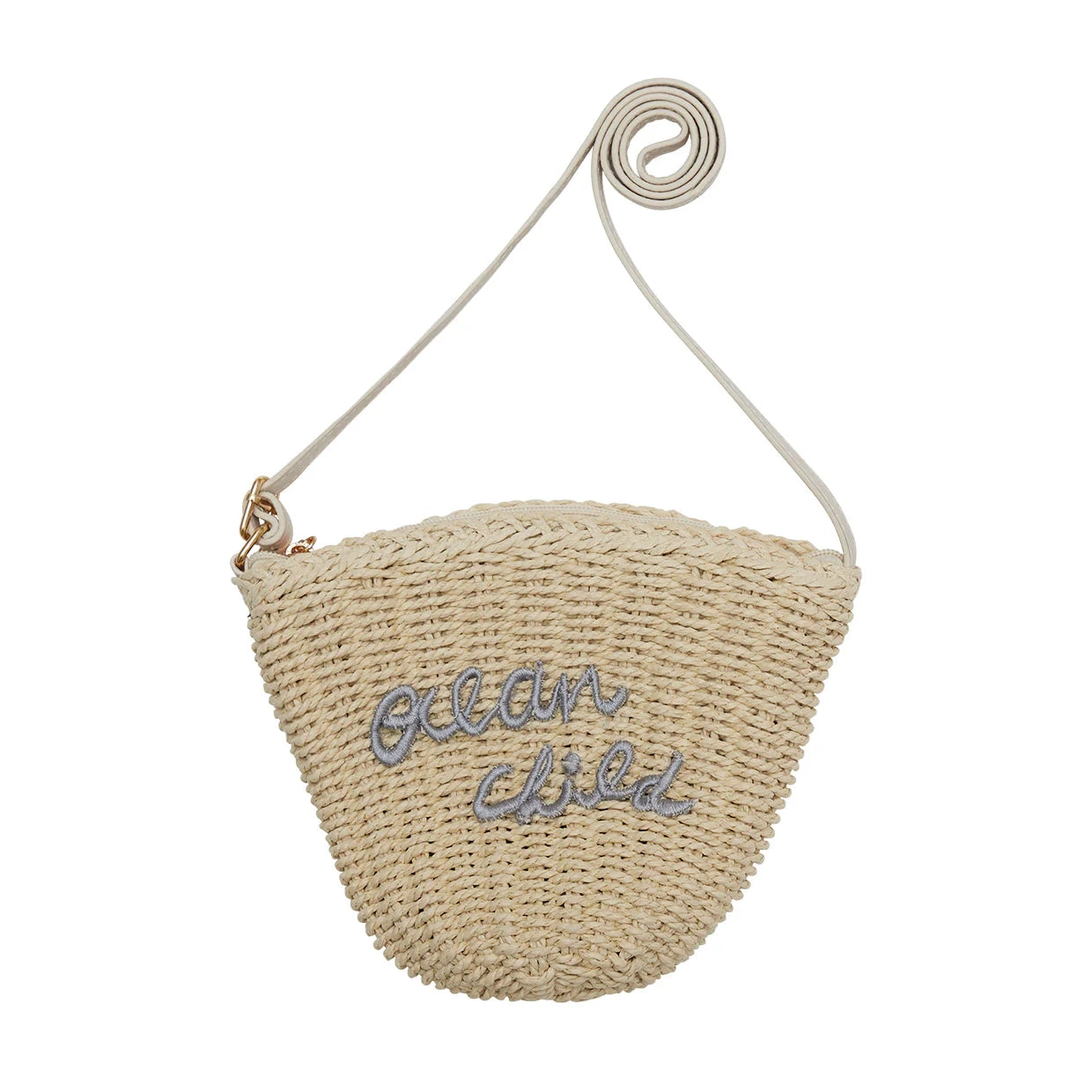 Korbhandtasche zum Umhängen – 'ocean child'