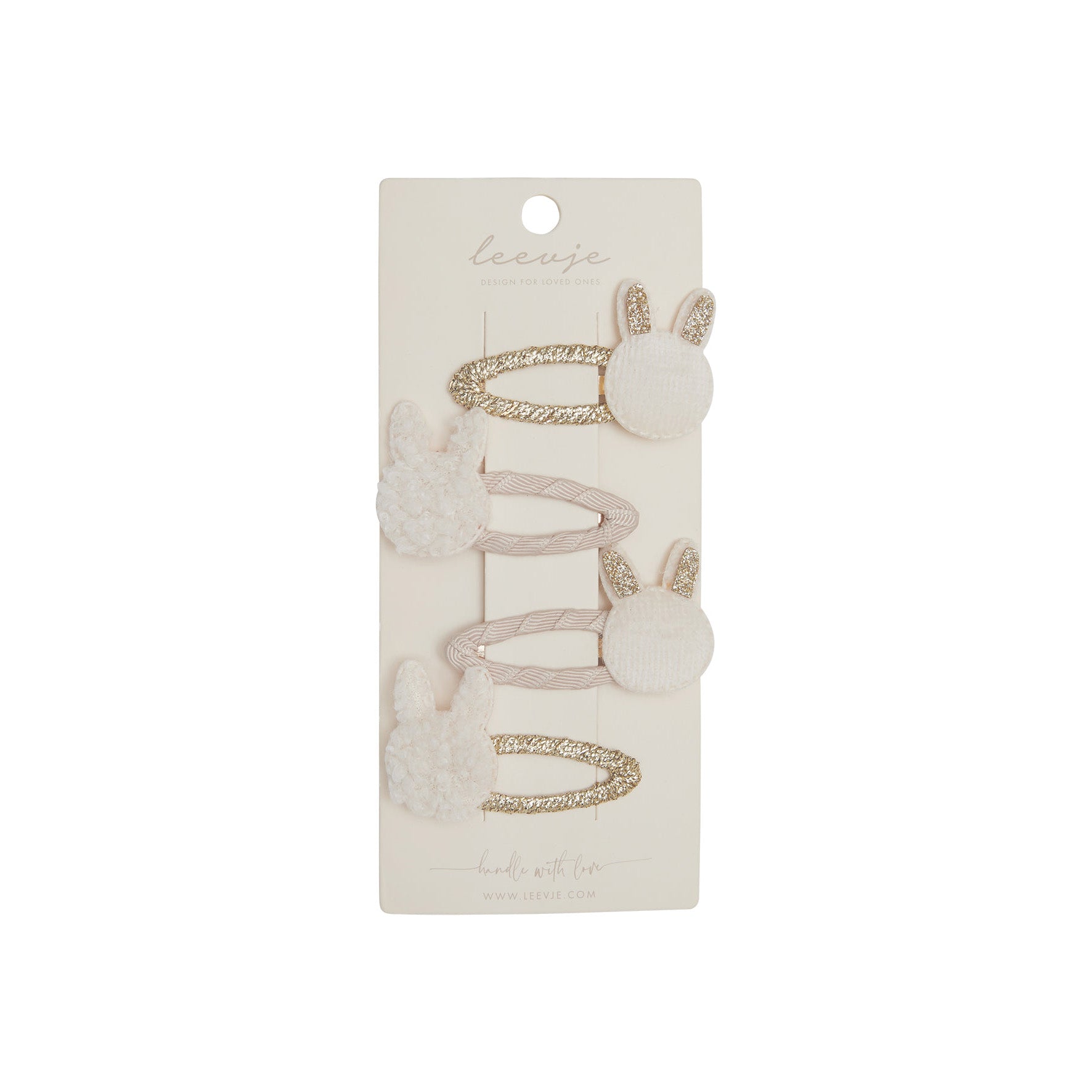 Haarspangen 'Fluffy Bunny' – Hase als Haarschmuck