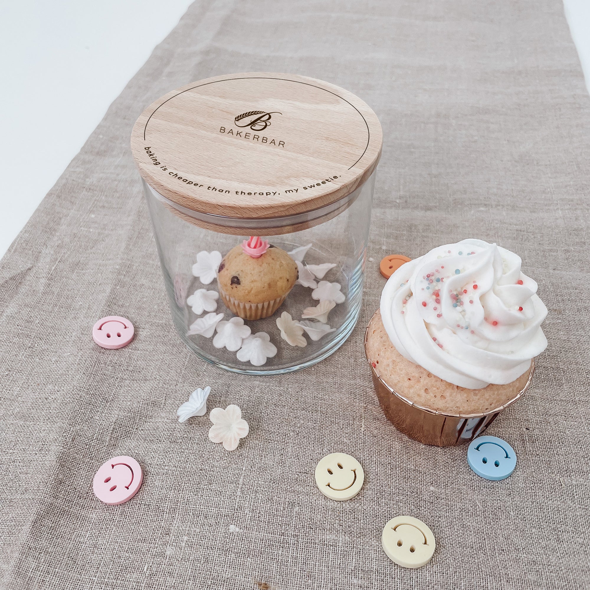 Personalisiertes Vorratsglas - Firmengeschenk