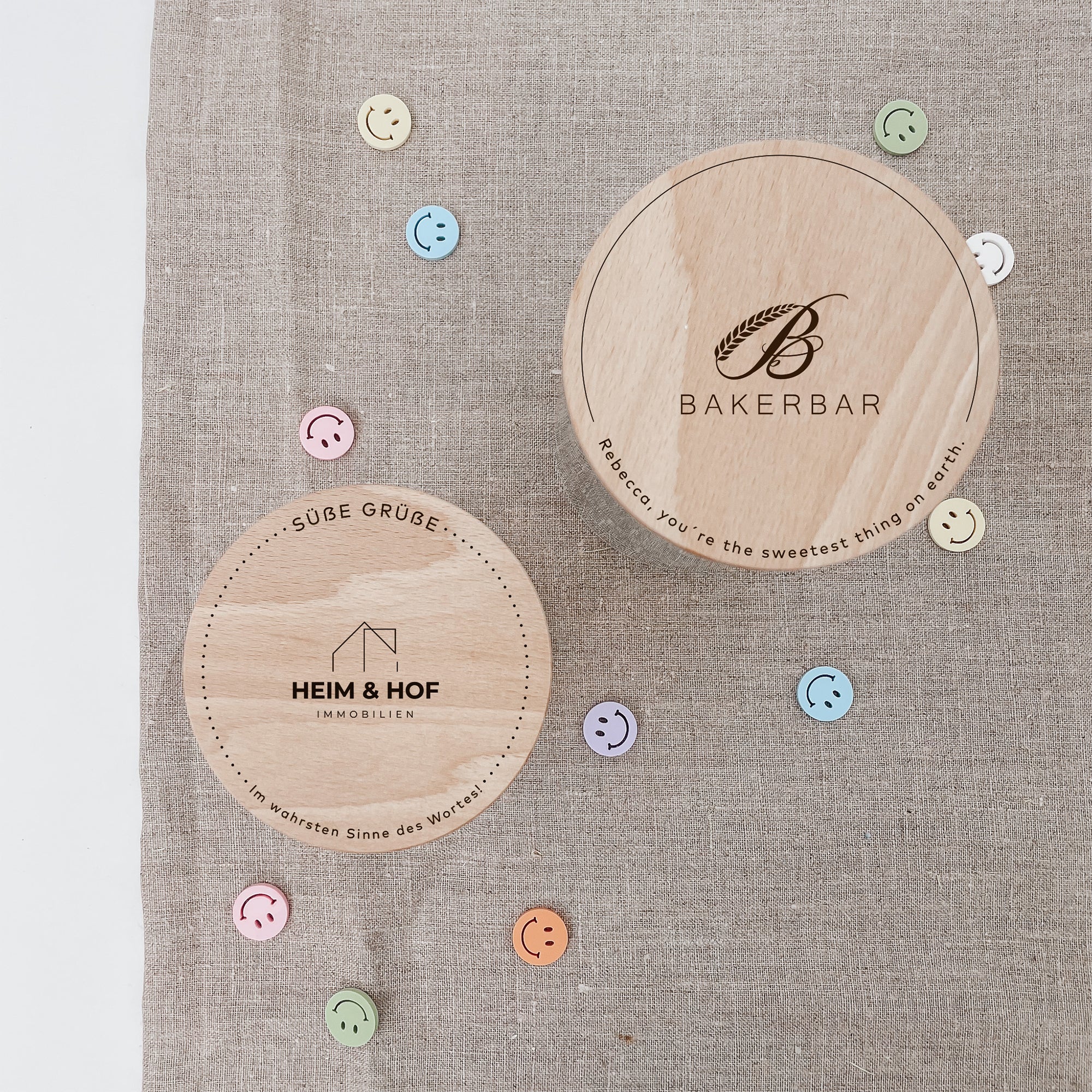 Personalisiertes Vorratsglas - Firmengeschenk