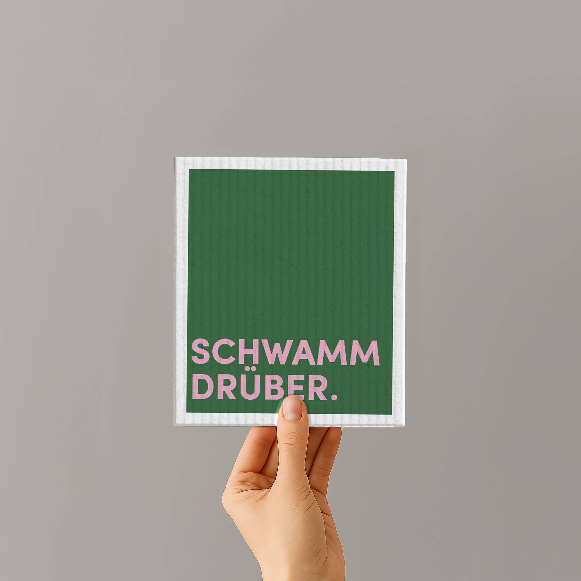 Schwammtuch, Spruch „Schwamm drüber“ – Nr. 12