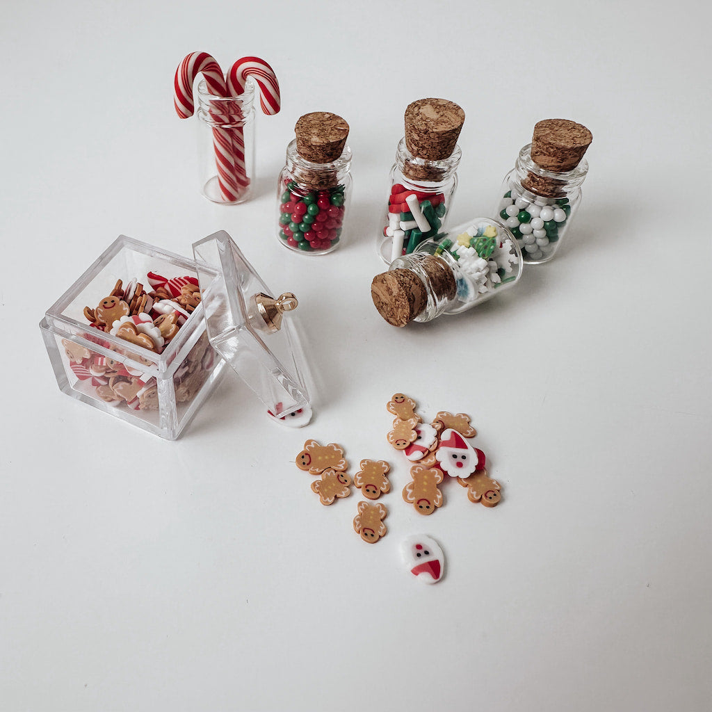 Candy Bar für Wichtel – Mini-Süßigkeiten im Glas | Wichtelwelt Accessoires