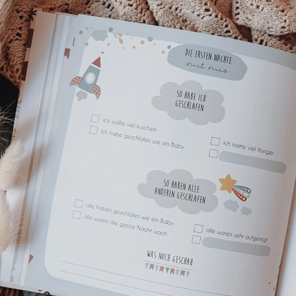 Erinnerungsbuch für dein Baby – Mein erstes Jahr 'Adventure'