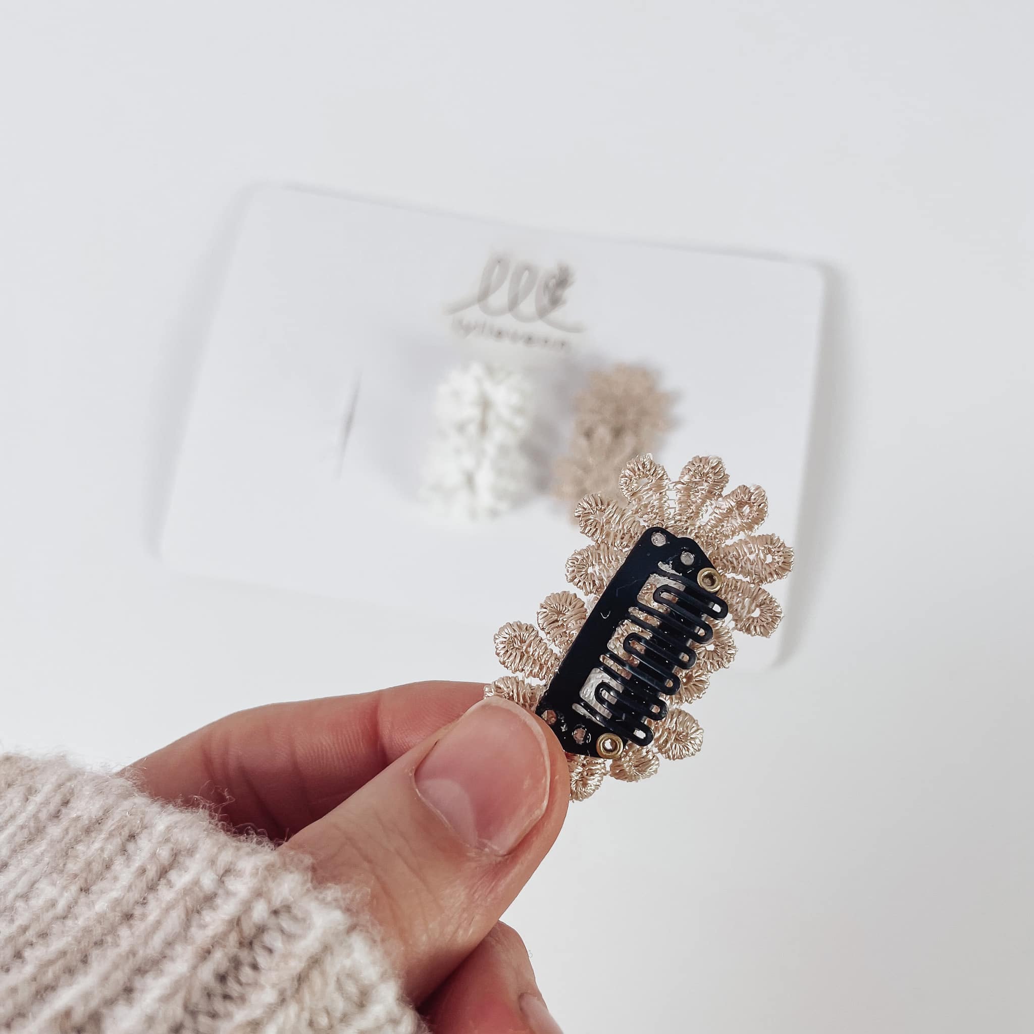 Rutschfeste Haarspangen für feine Haare –  Boho Blumen