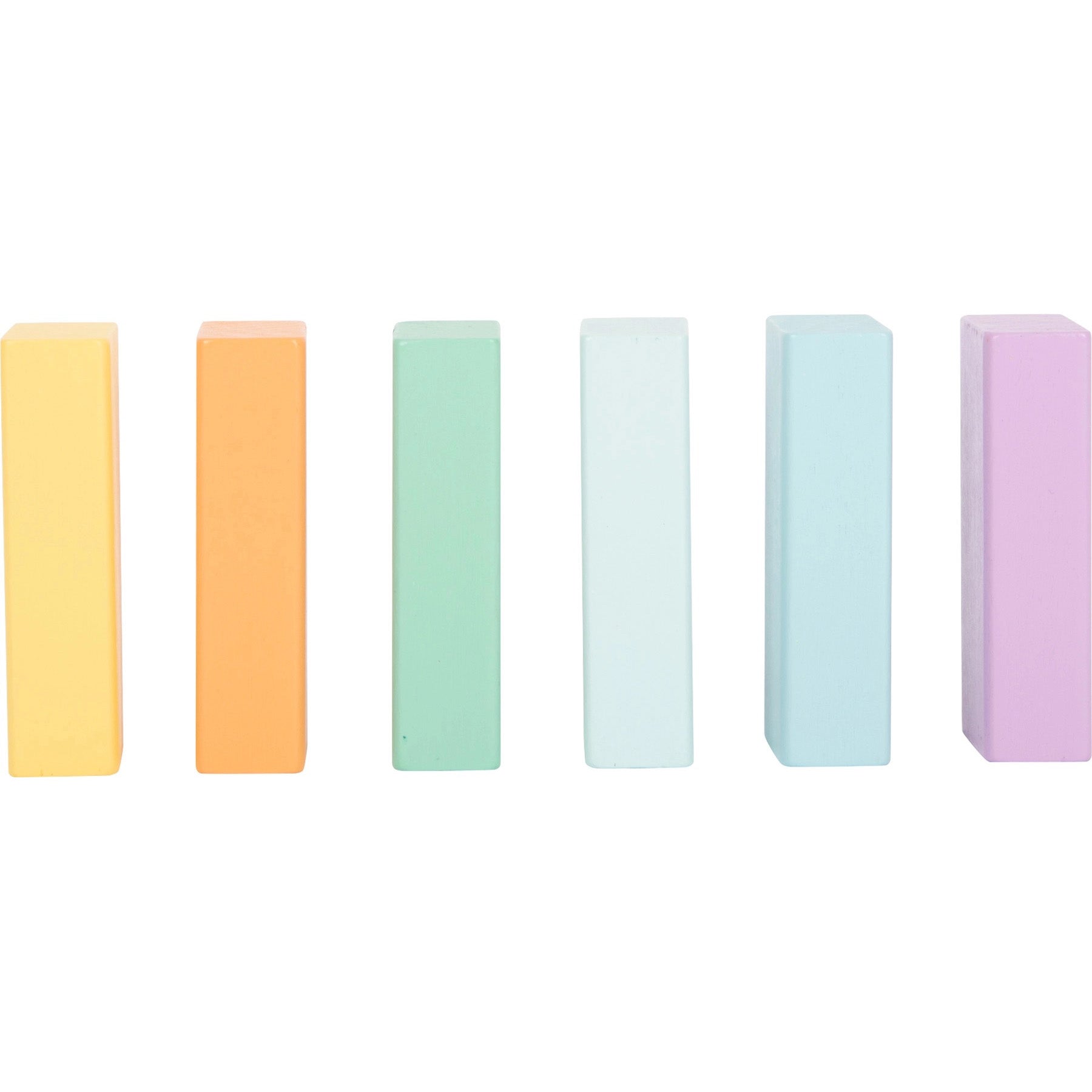 Holzbausteine Pastell - Personalisierbare Bausteine aus Holz