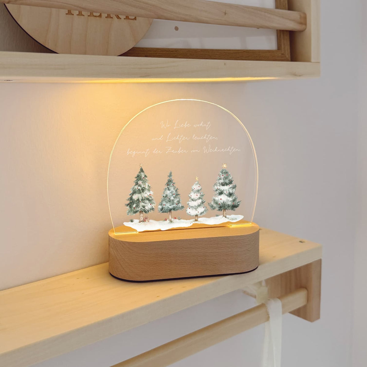 Nachtlicht Weihnachten LED - Weihnachtsbäume