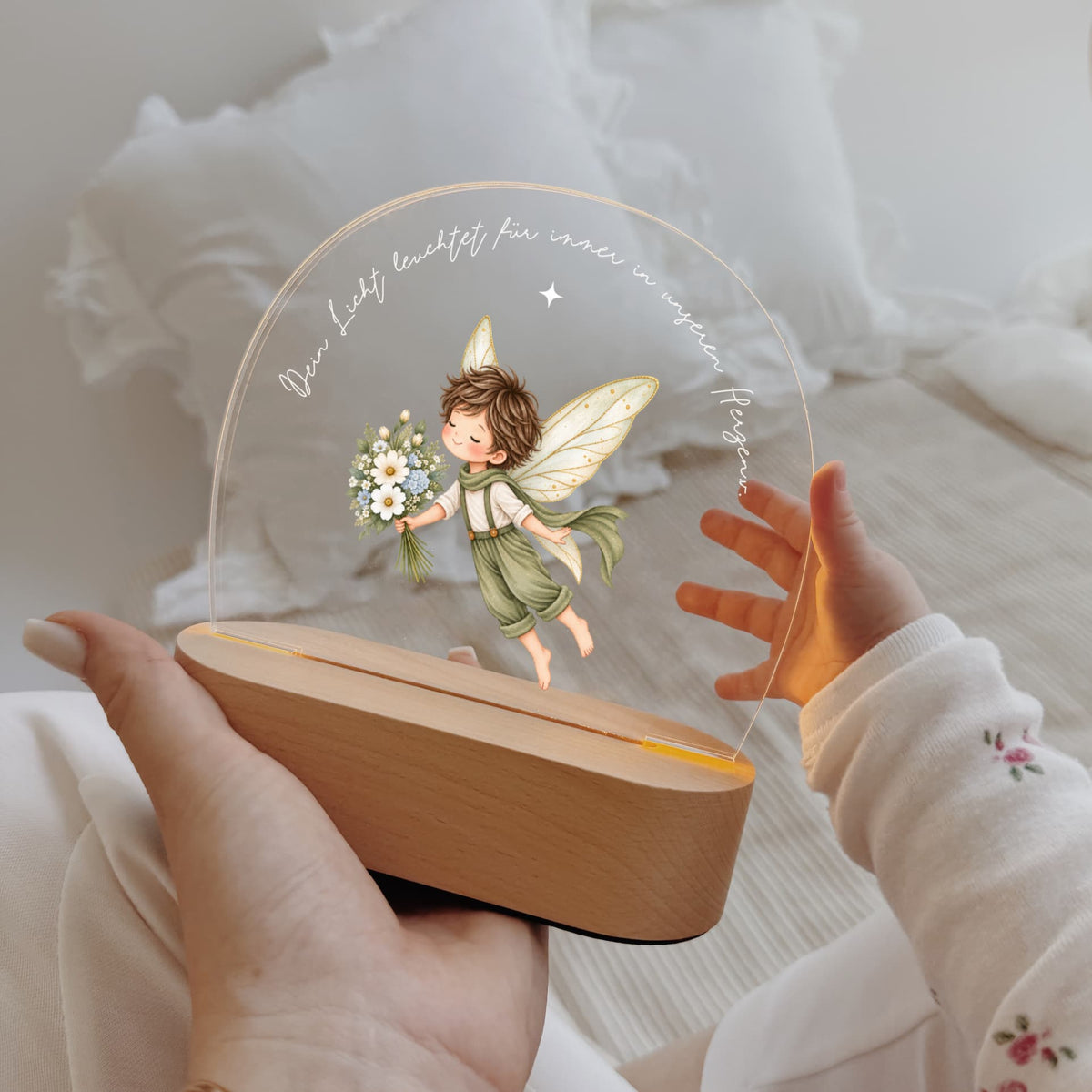 Nachtlicht Kinder personalisiert LED - Sternenkinder