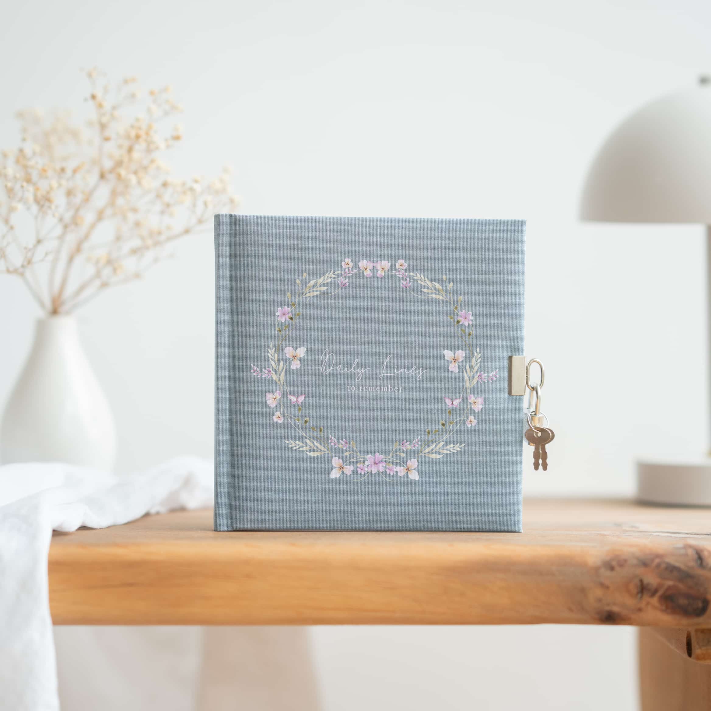 Notizbuch aus Leinen personalisierbar