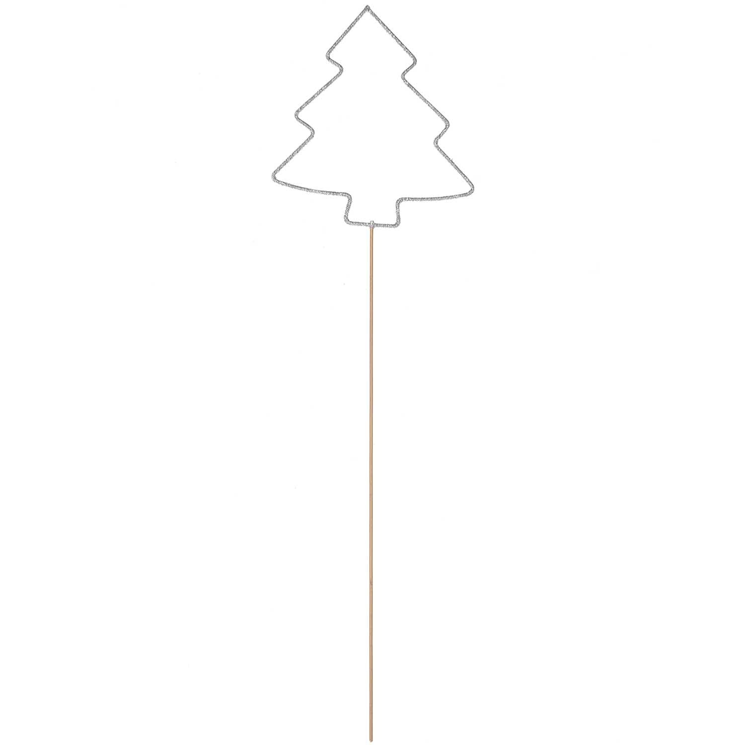 Picker Tannenbaum Glitter-silber