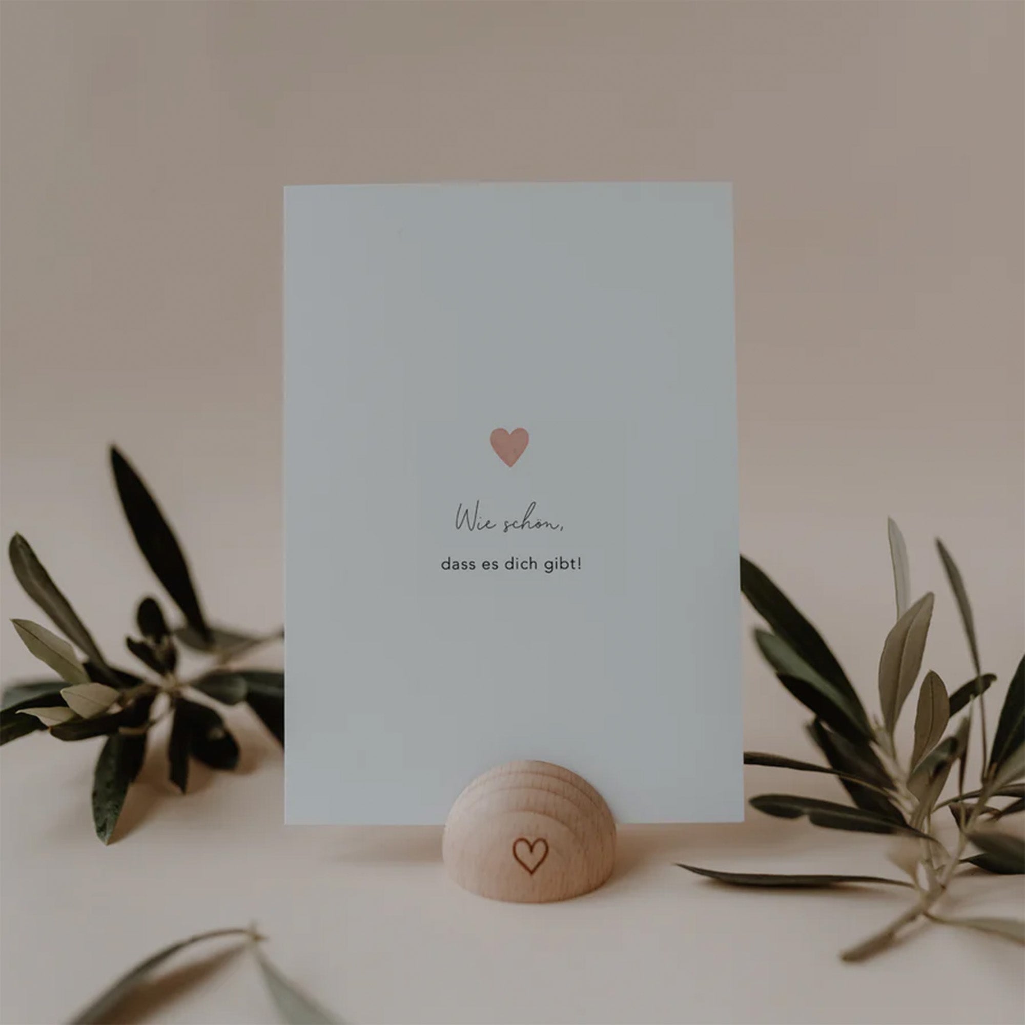 Postkarte - Wie schön, dass es dich gibt
