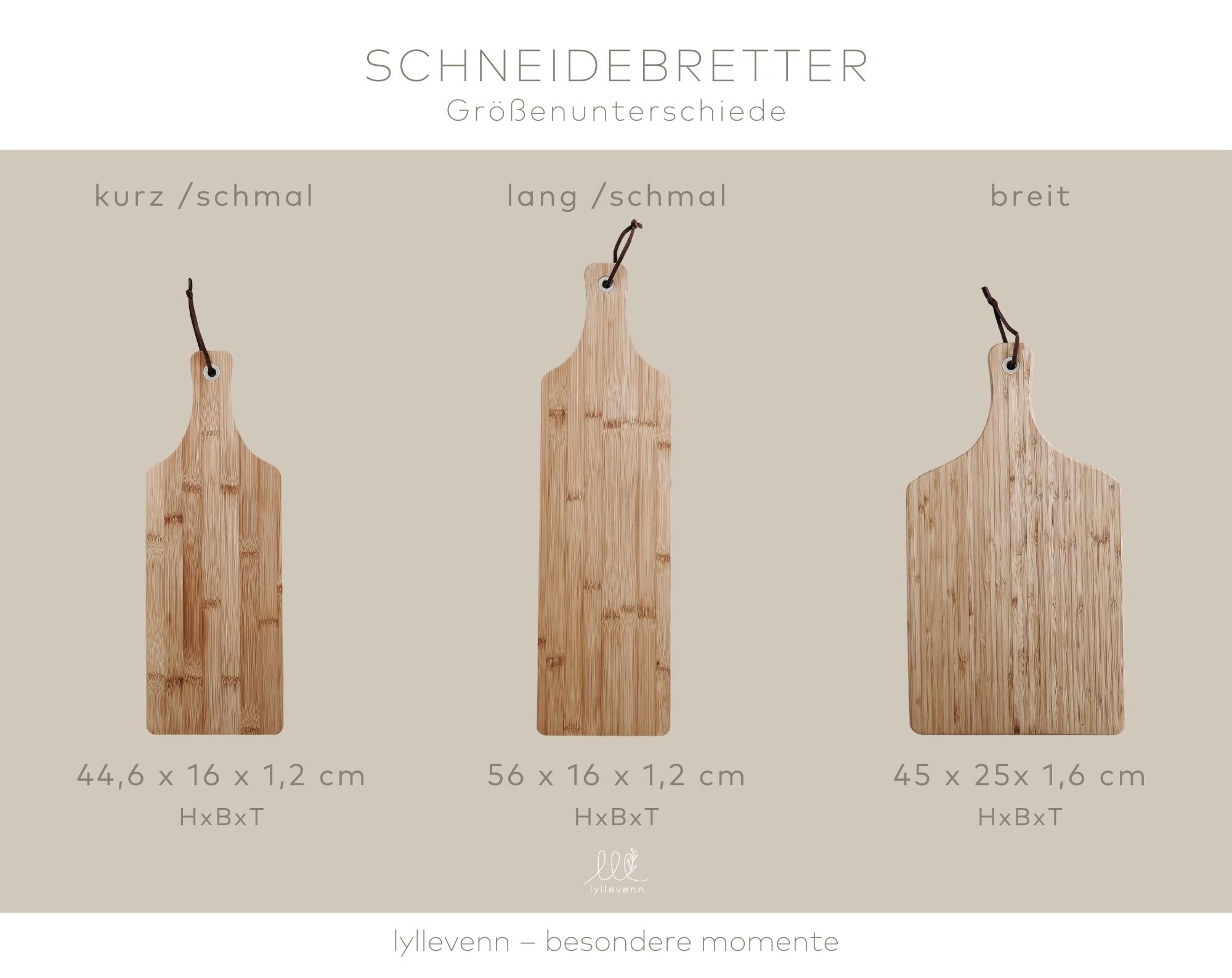 Schneidebrett Bambus – Wildflowers