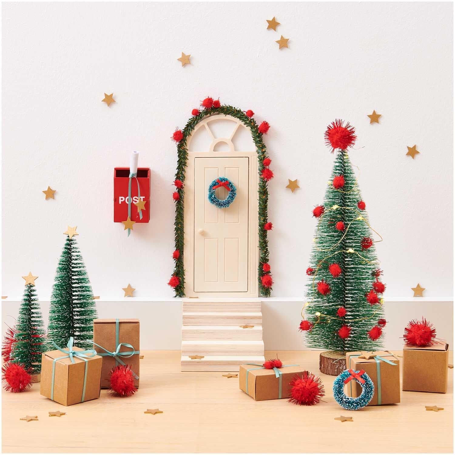 Mini Tannengirlande grün – Weihnachtsdeko für Wichtel