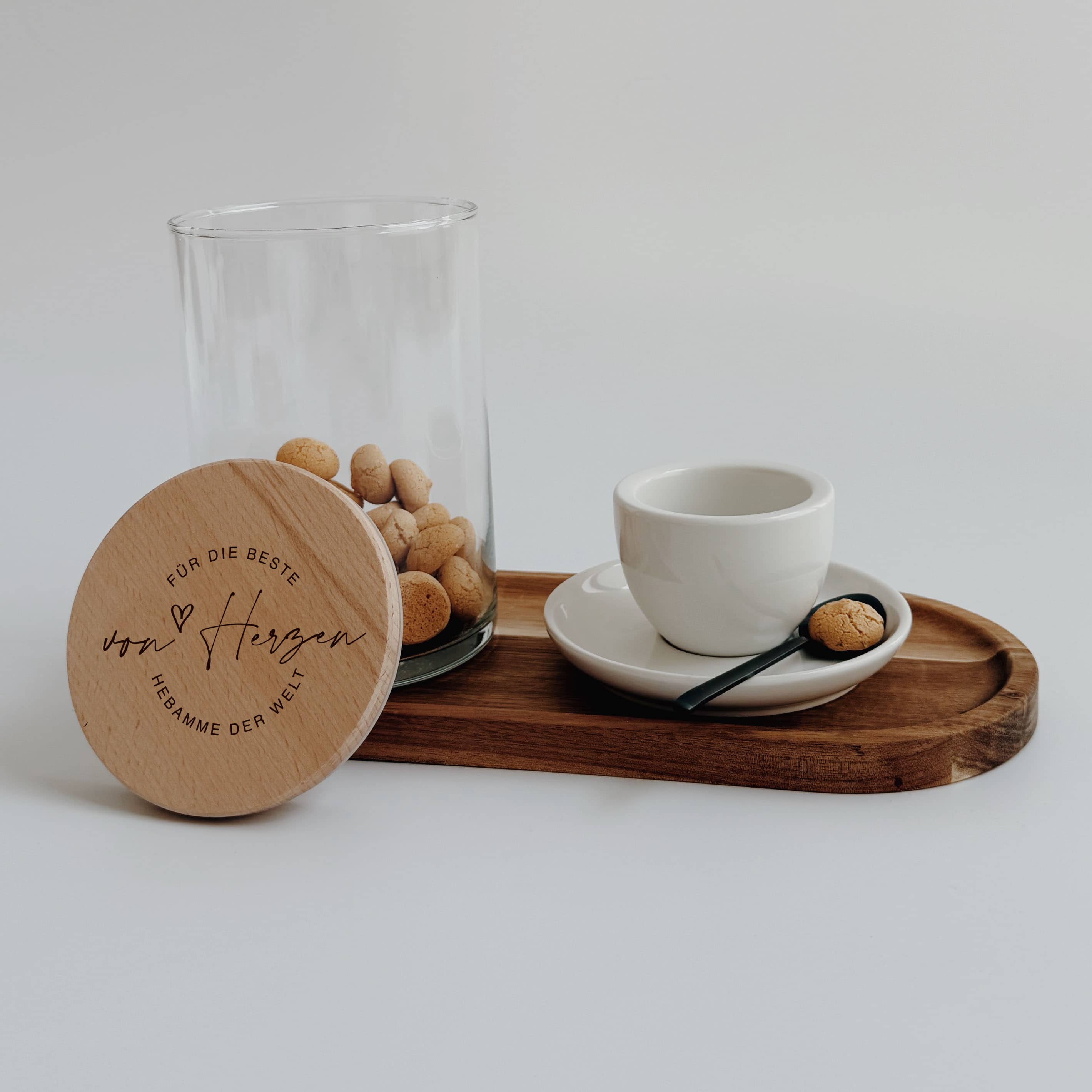 Personalisierte Vorratsgläser - für Hebammen