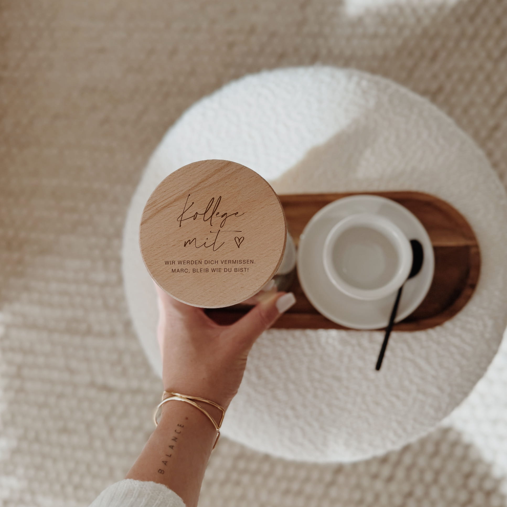 Personalisiertes Vorratsglas - Kollegen