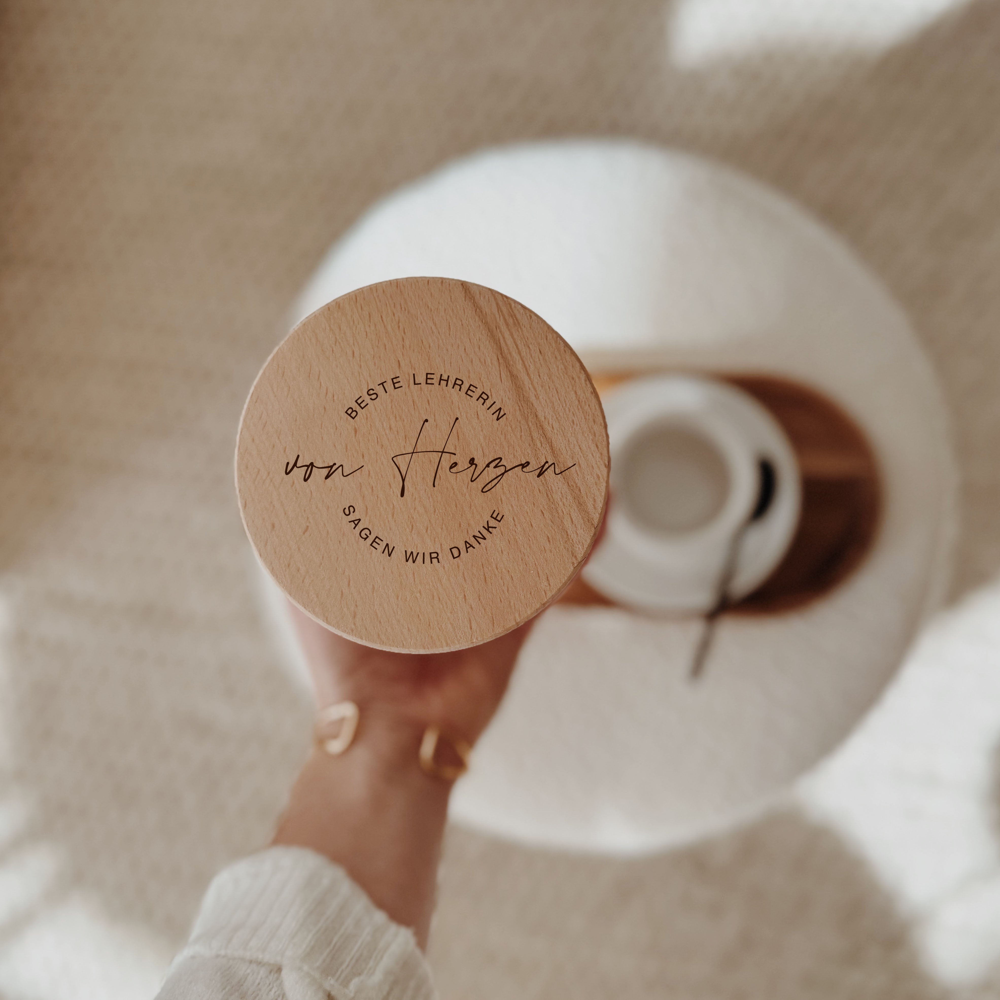 Personalisiertes Vorratsglas - für Lehrer:innen und Schulleitung