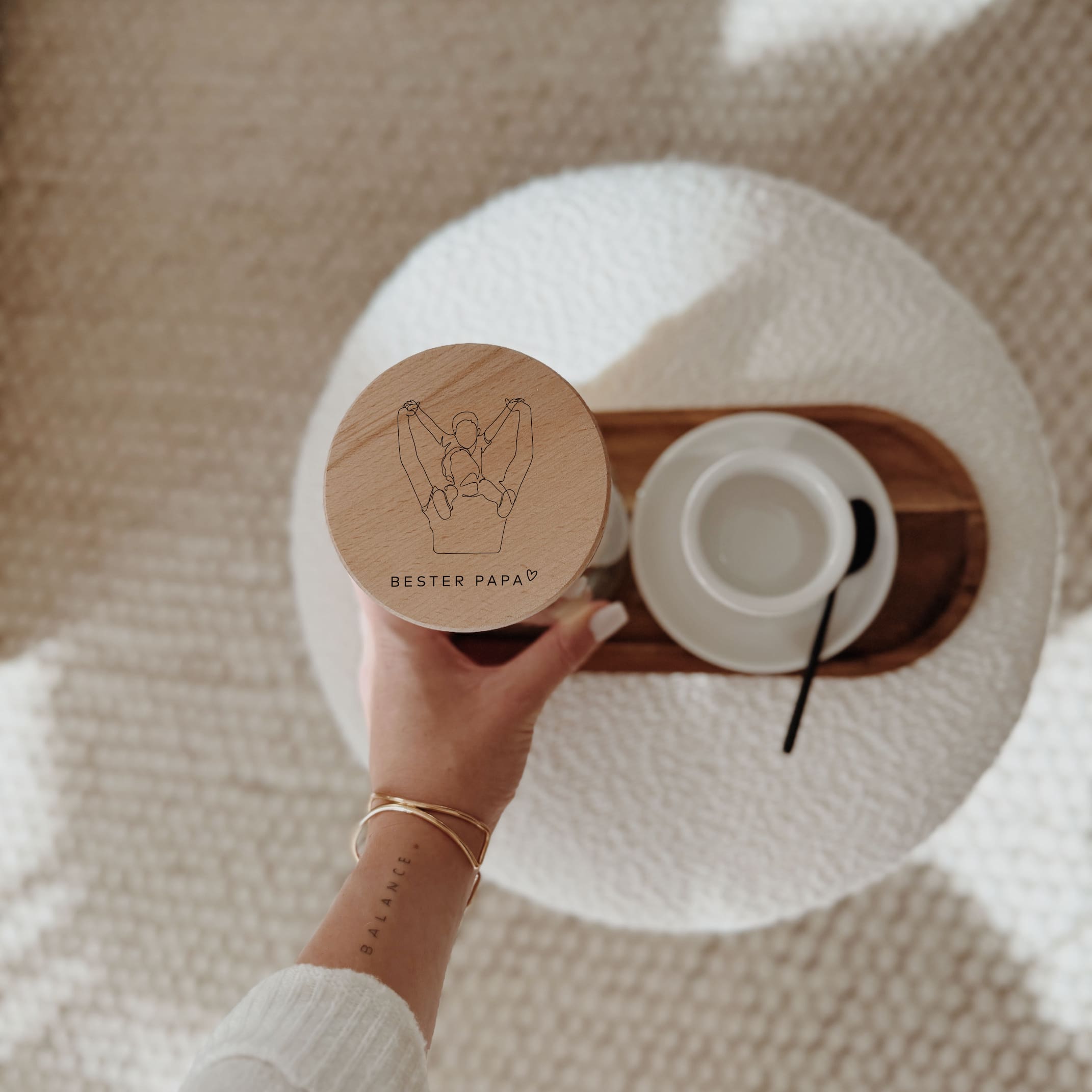 Personalisiertes Vorratsglas – Definition Papa