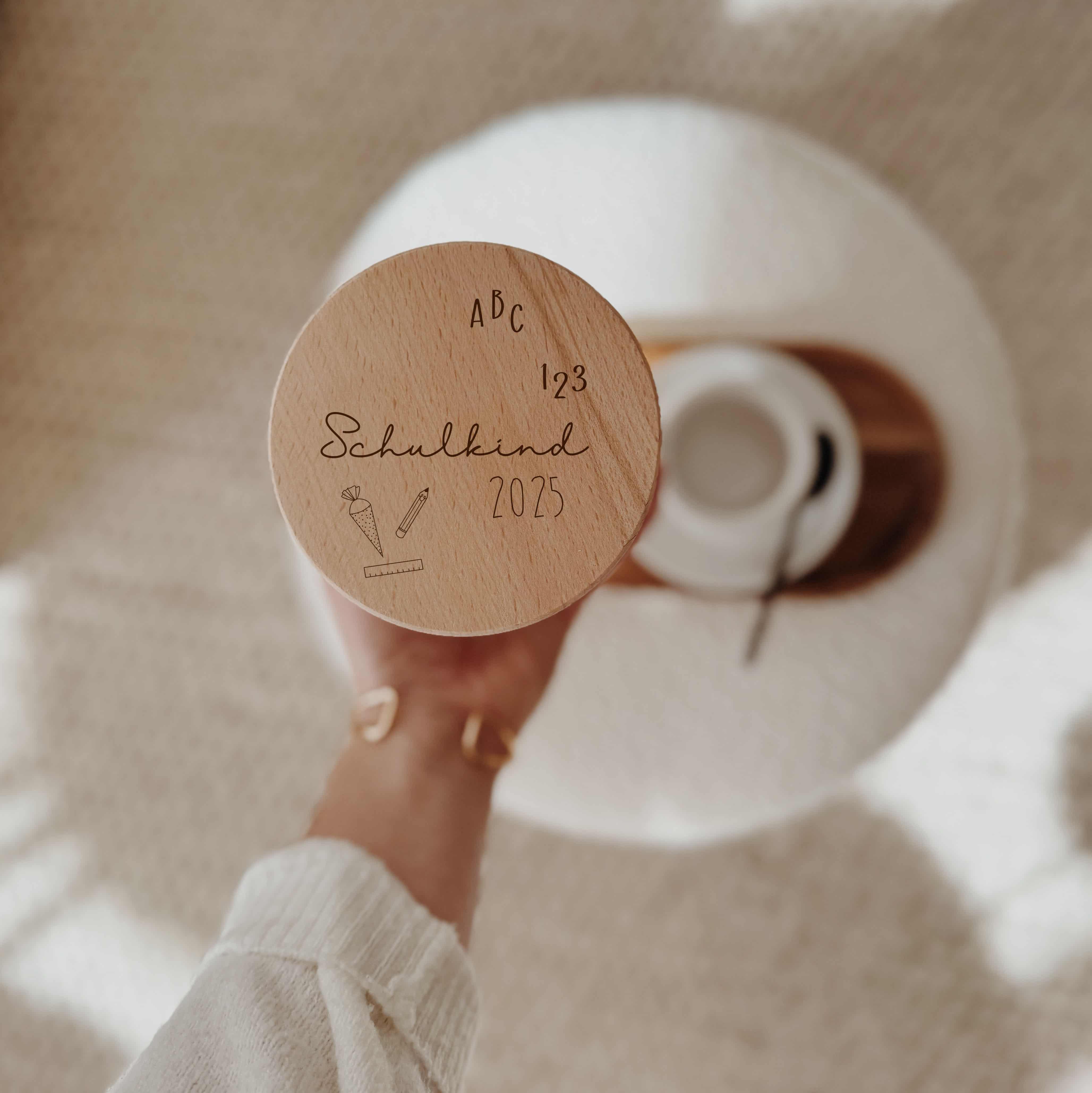 Personalisiertes Vorratsglas - zur Einschulung zwei Designs